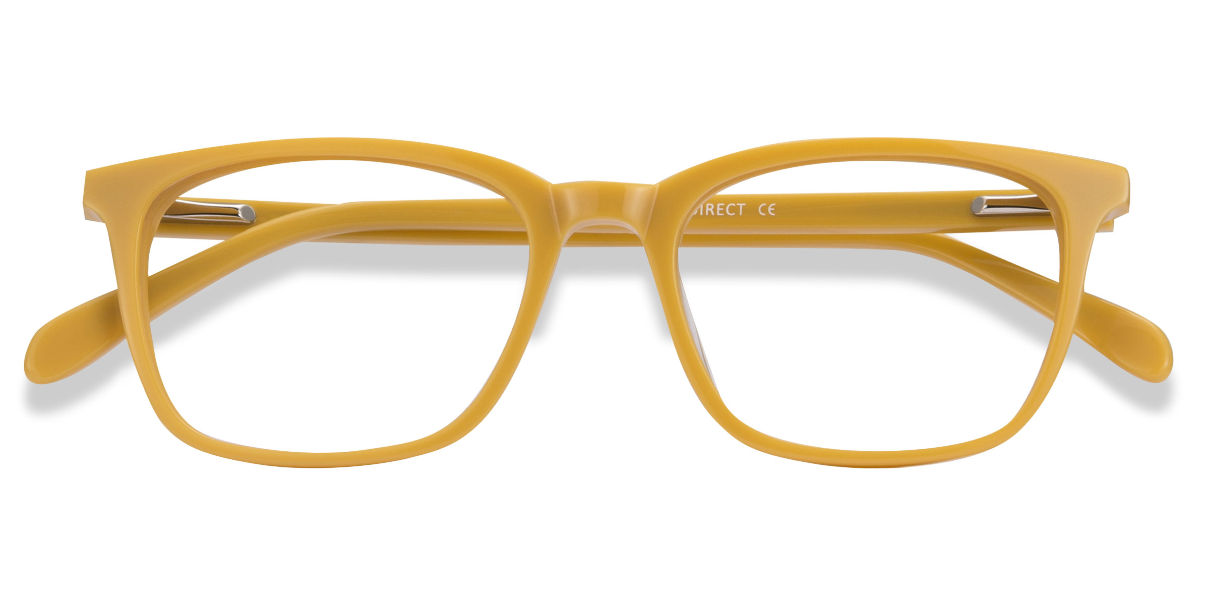 Yellow Etched -  Acetate Eyeglasses
