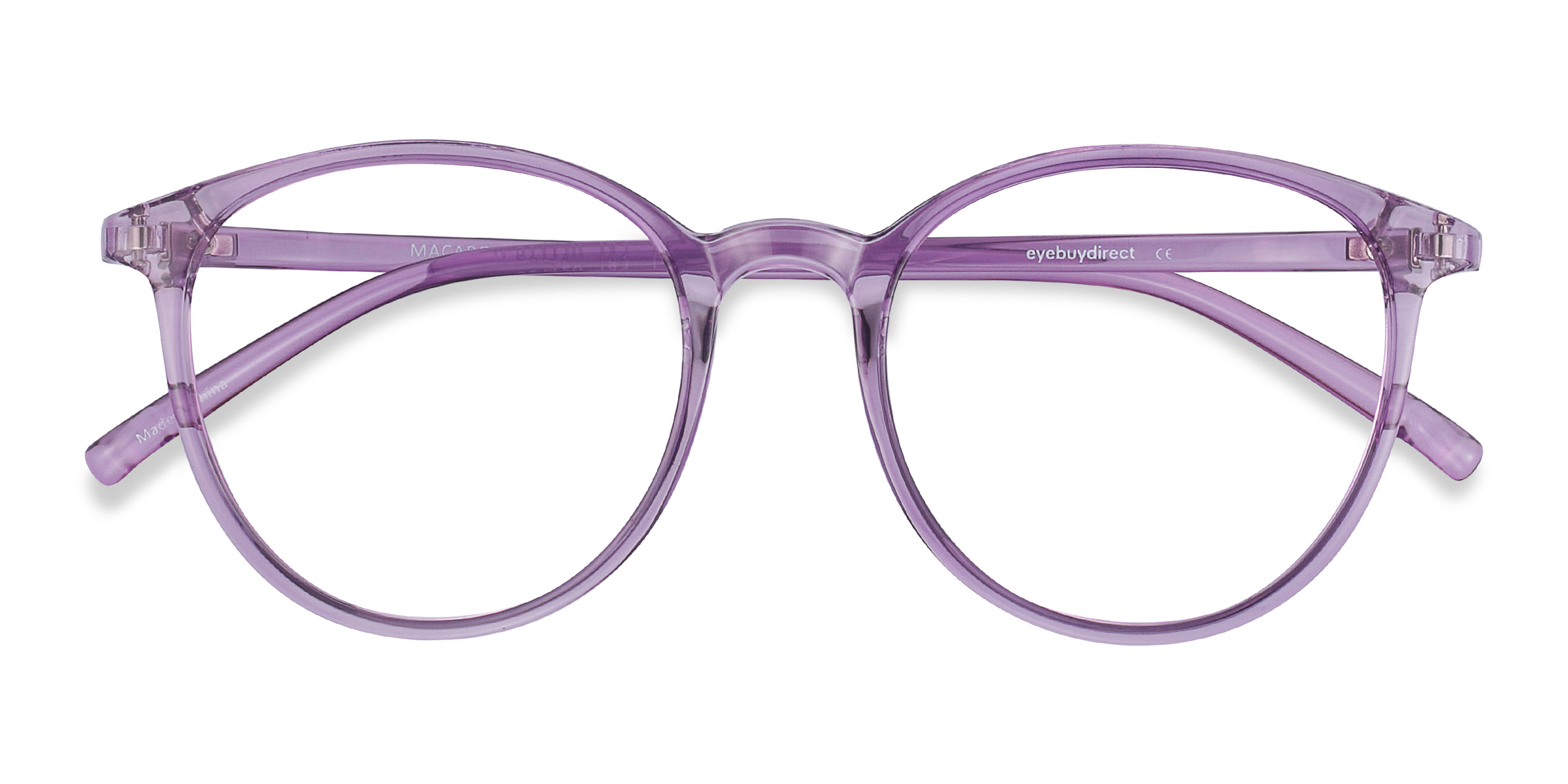 Clear Purple Macaron -  Plastique Lunettes de vue