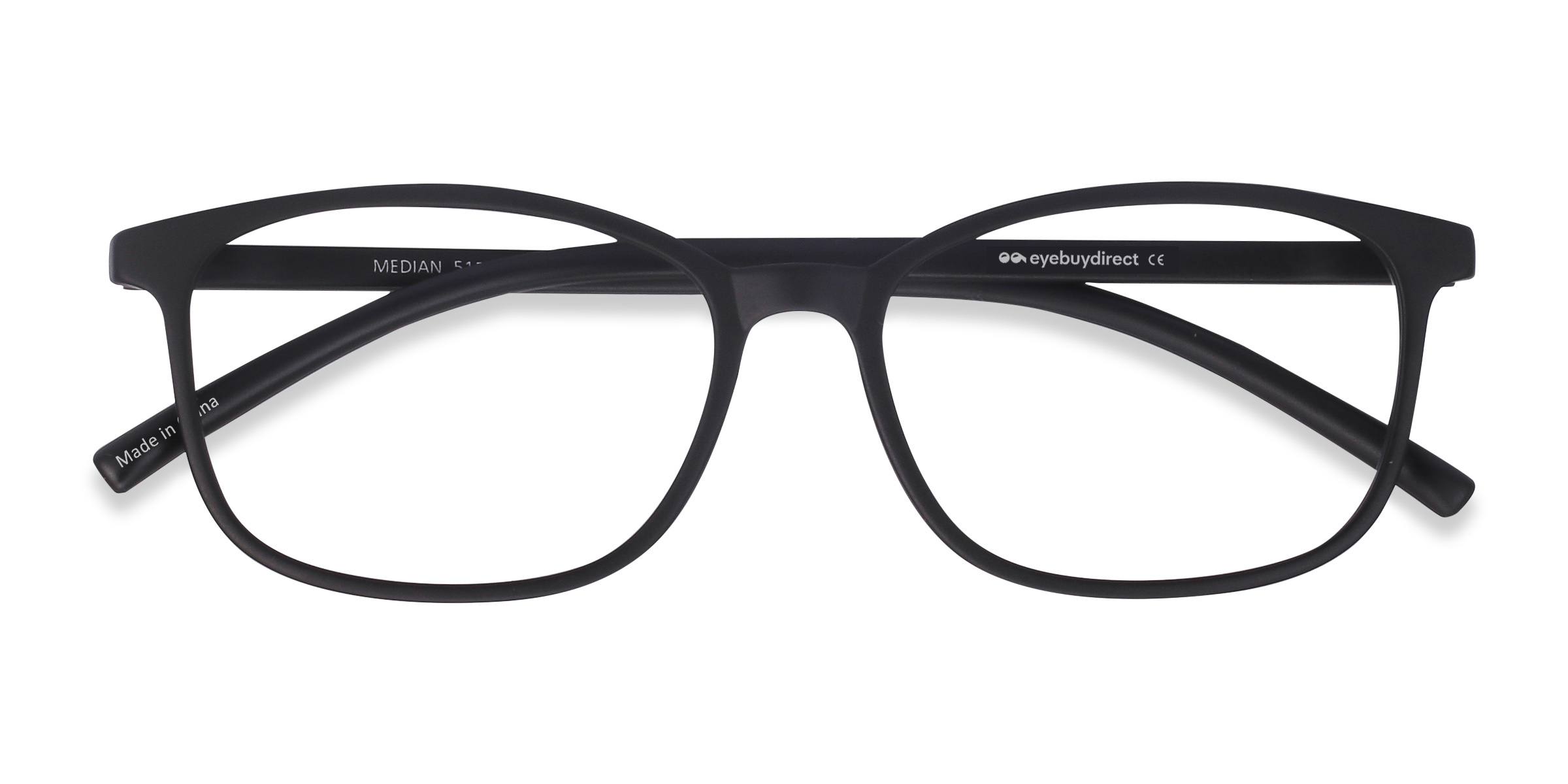 Noir Median -  Plastique Lunettes de vue