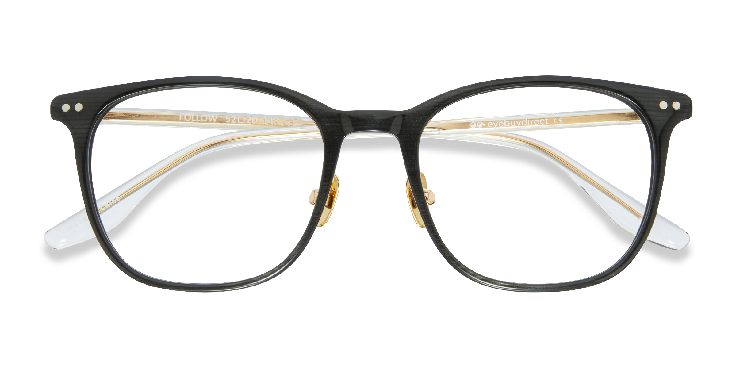 Black Golden Follow -  Acétate Lunettes de vue