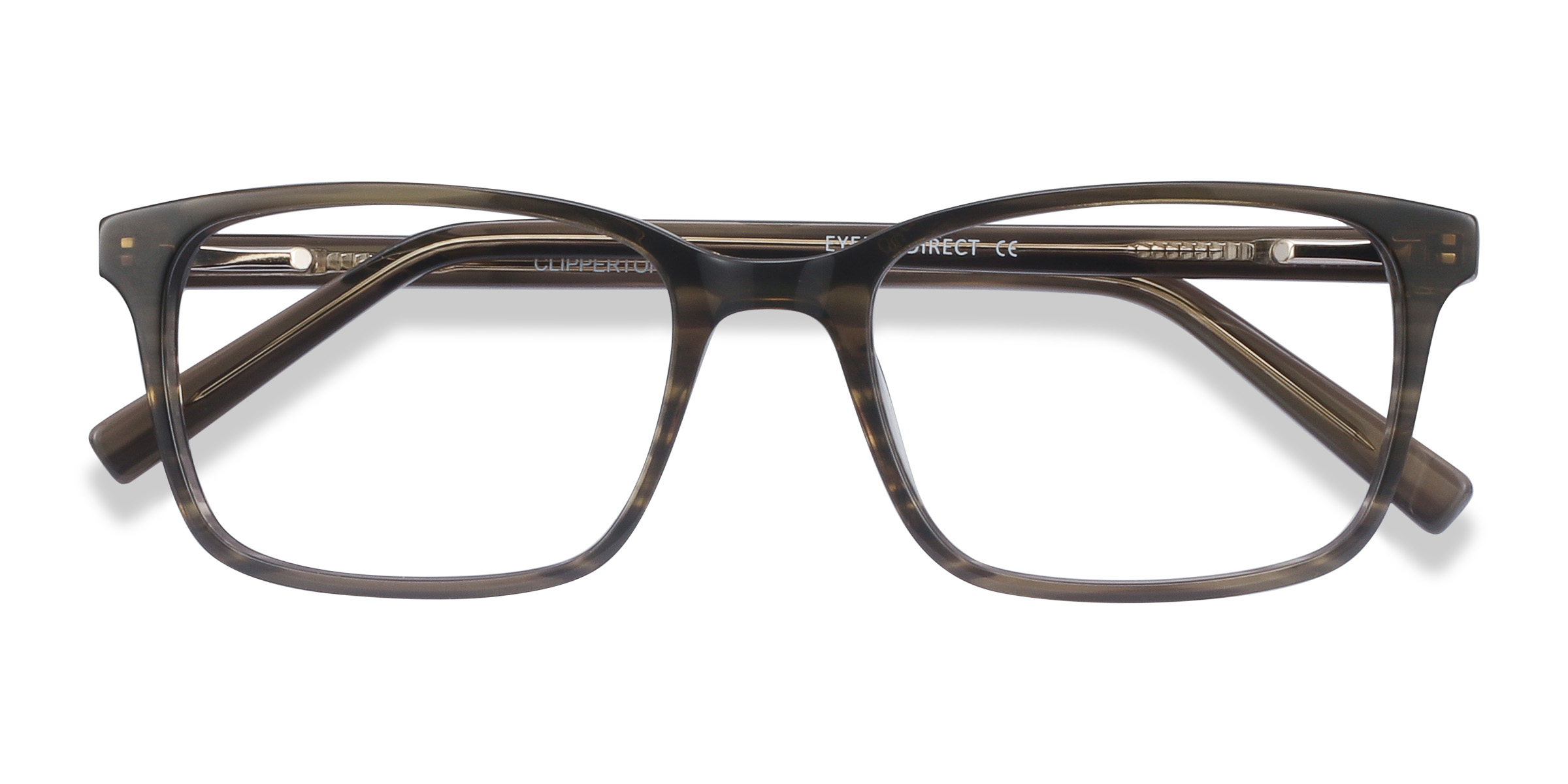 Gray Striped Clipperton -  Acétate Lunettes de vue