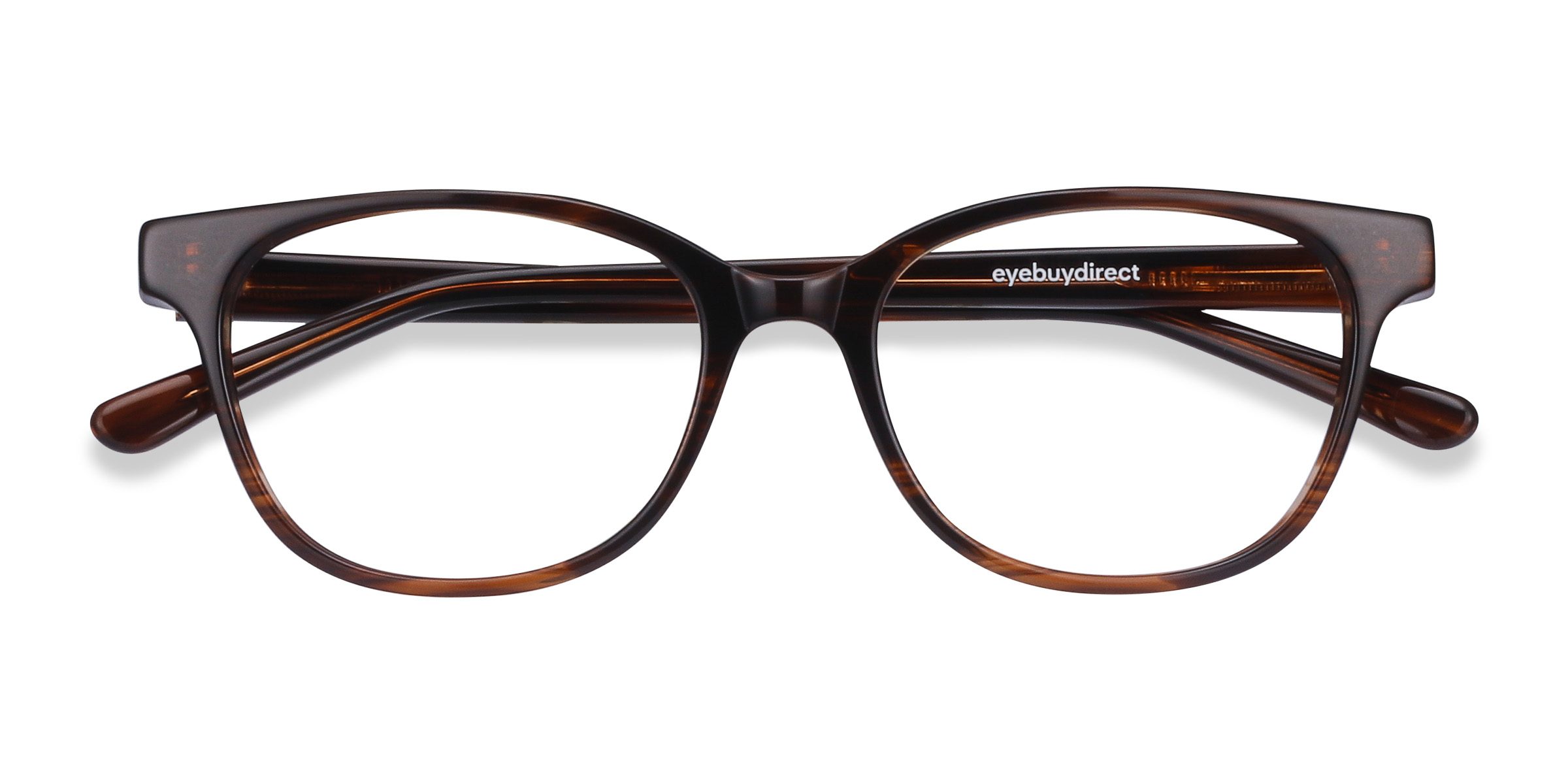 Brown Striped Patra -  Acétate Lunettes de vue