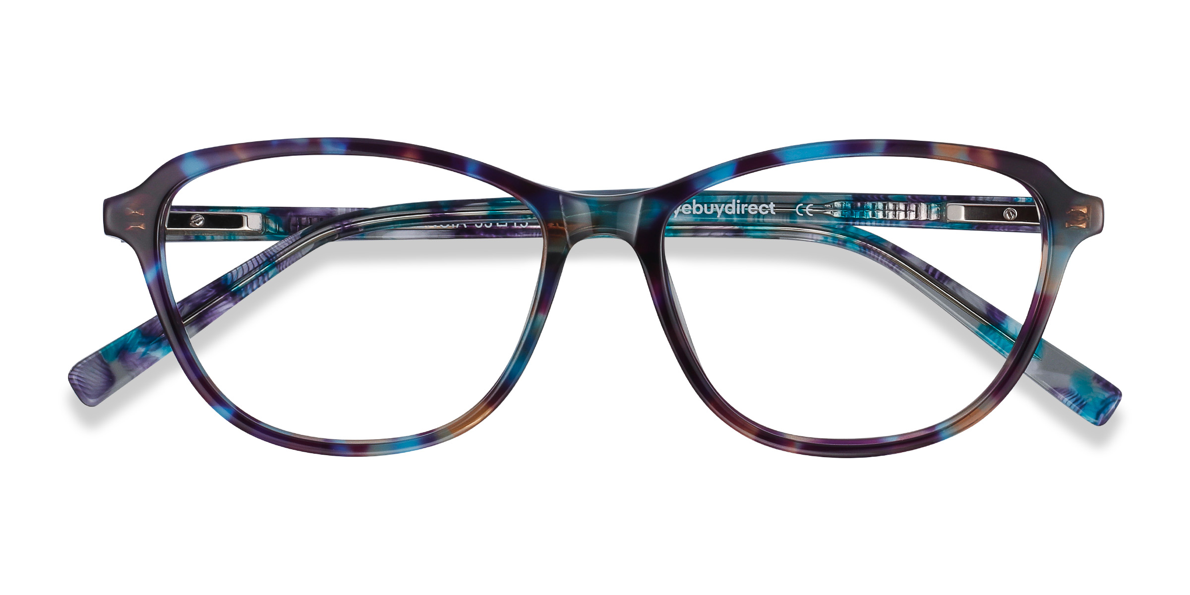 Blue Floral Ciencia -  Acétate Lunettes de vue