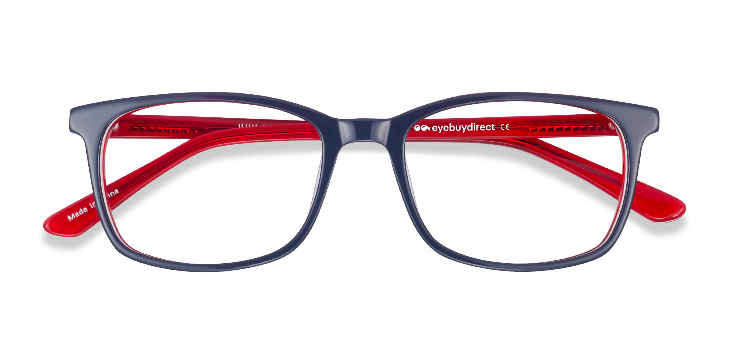 Navy & Red July -  Acetate Eyeglasses