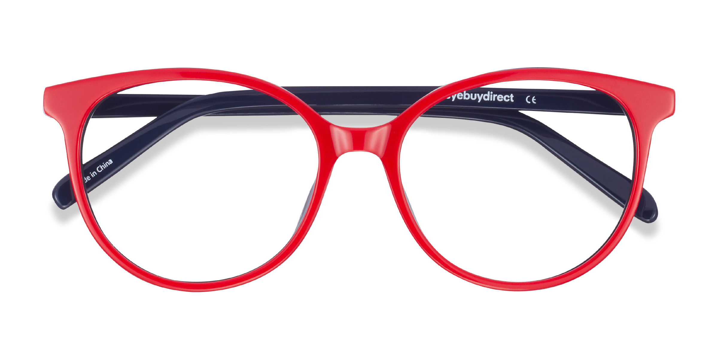 Red & Navy Patriot -  Acétate Lunettes de vue