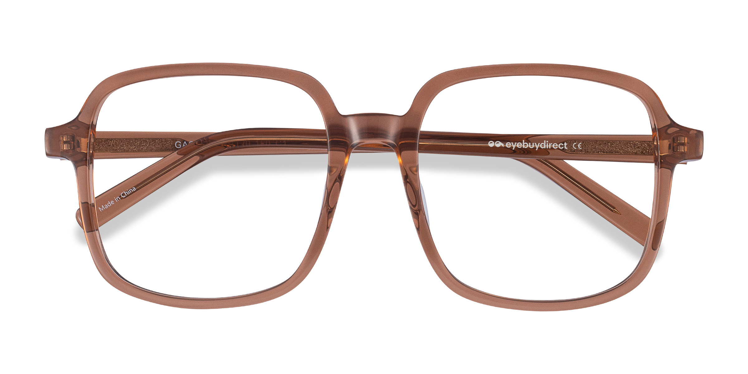 Clear Brown Gaston -  Acetate Eyeglasses