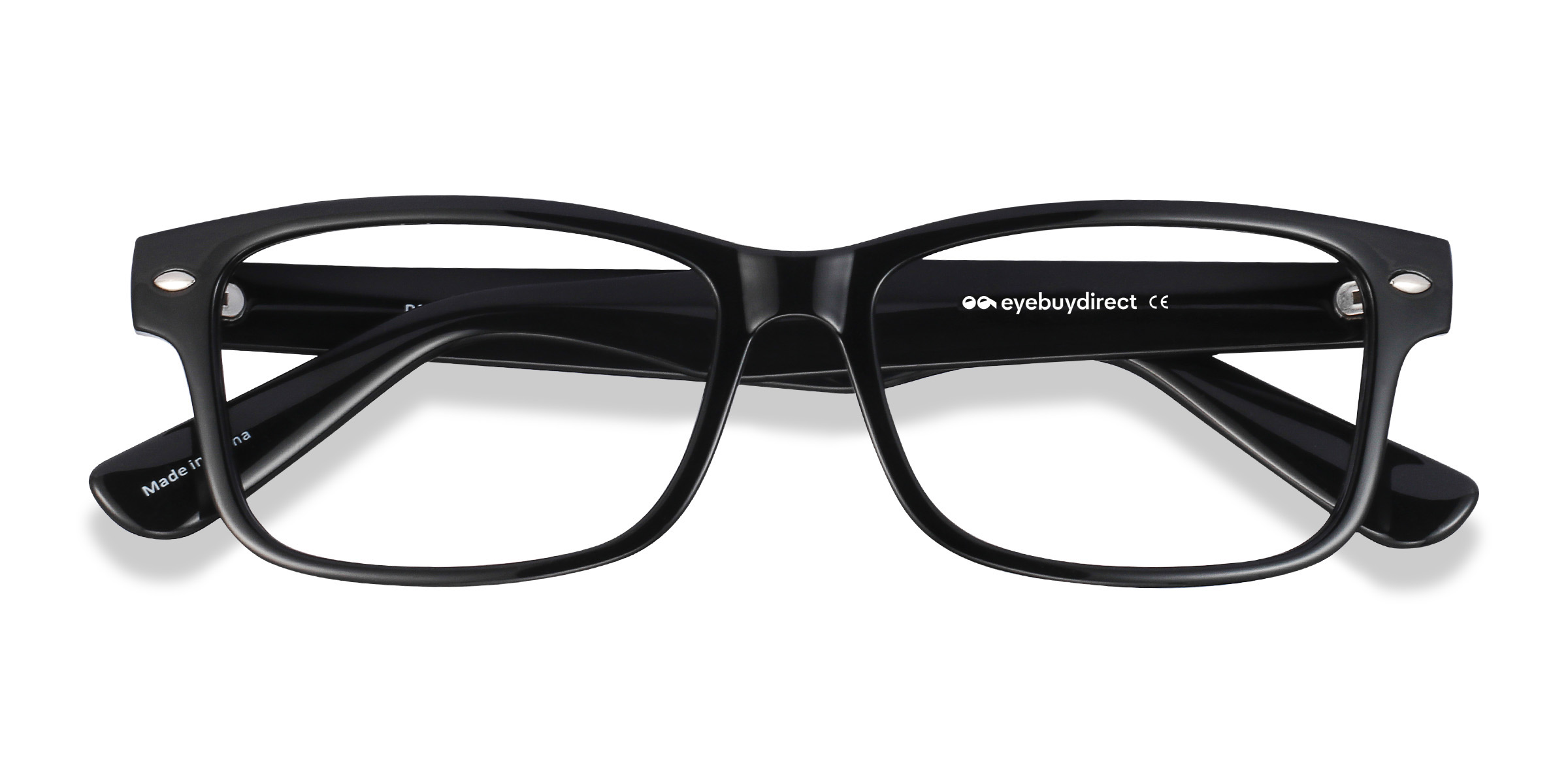 Noir Persisto -  Plastique Lunettes de vue