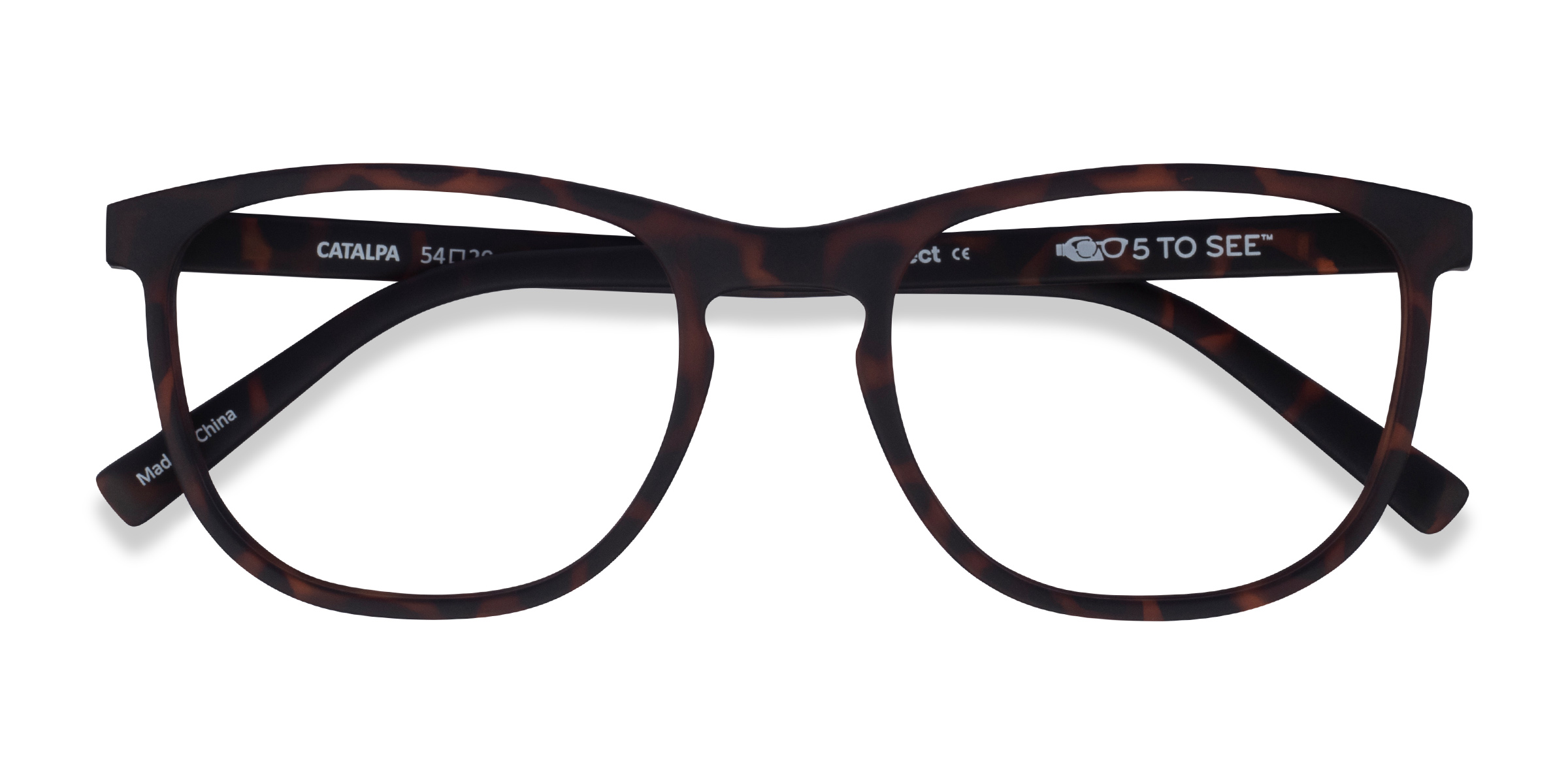 Light Tortoise Catalpa -  Plastique Lunettes de vue