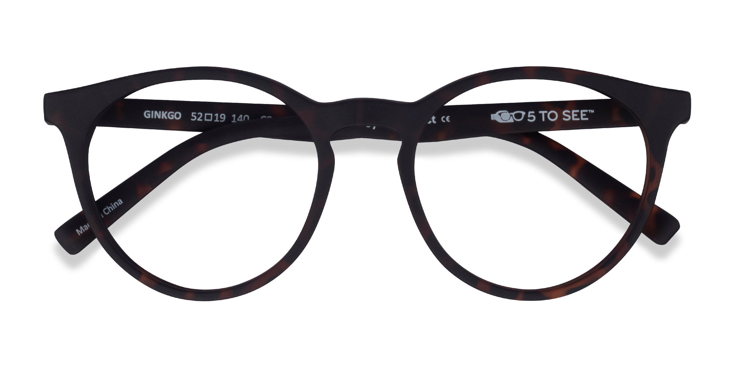 Warm Tortoise Ginkgo -  Plastique Lunettes de vue