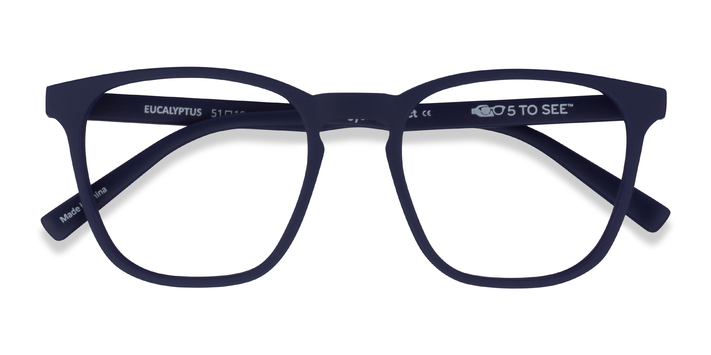 Abyssal Blue Eucalyptus -  Plastique Lunettes de vue