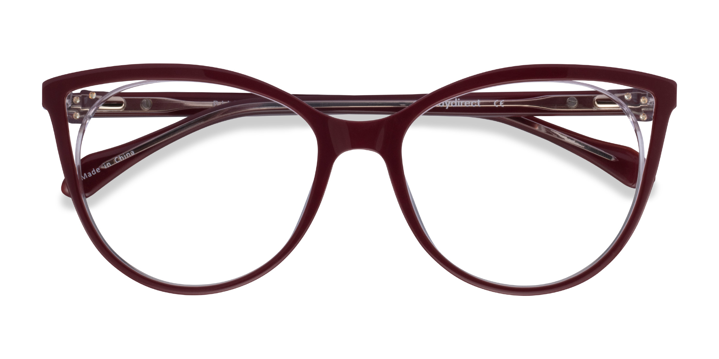 Burgundy Bijou -  Acétate Lunettes de vue