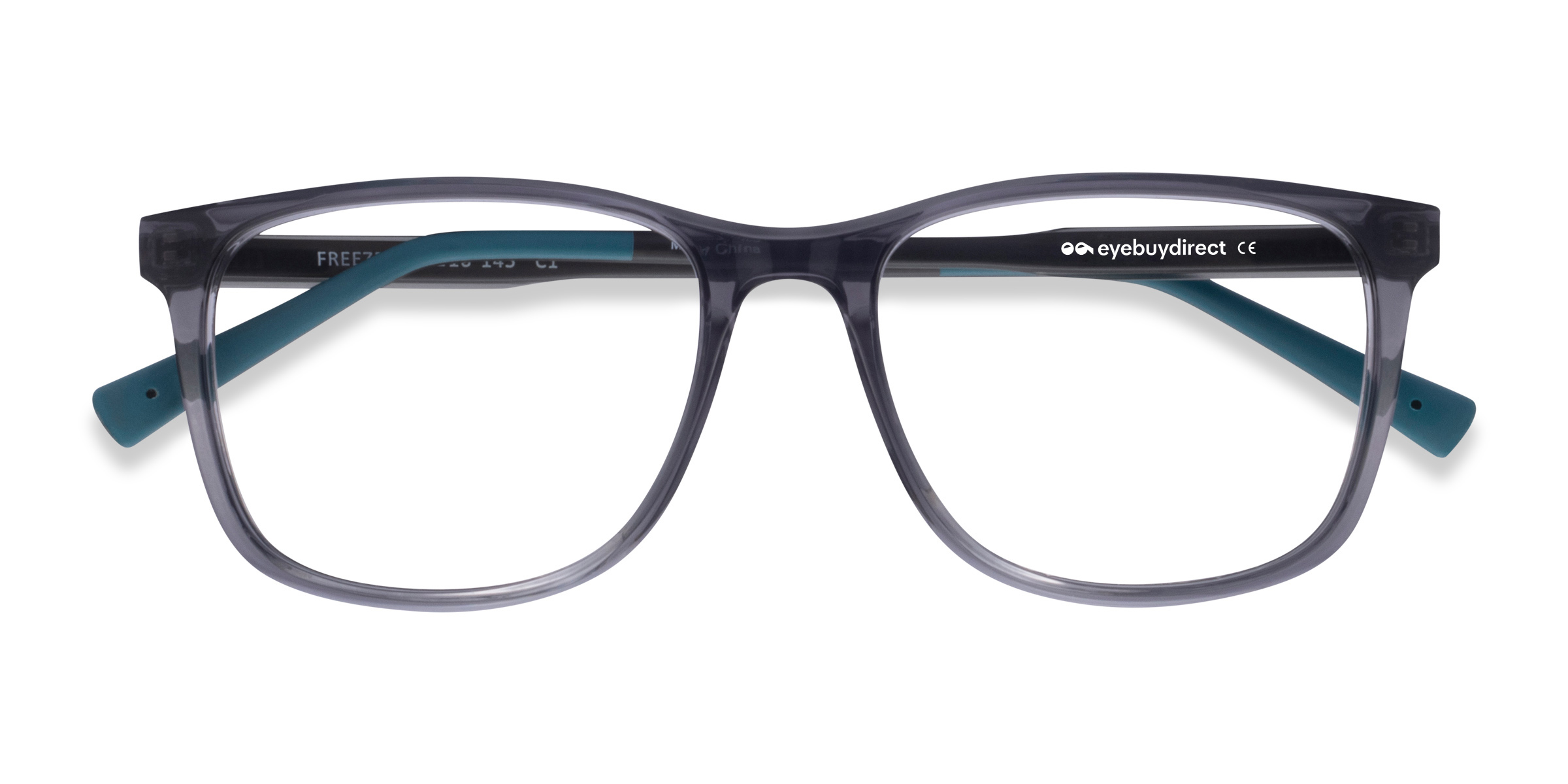 Clear Gray Freeze -  Plastic Eyeglasses