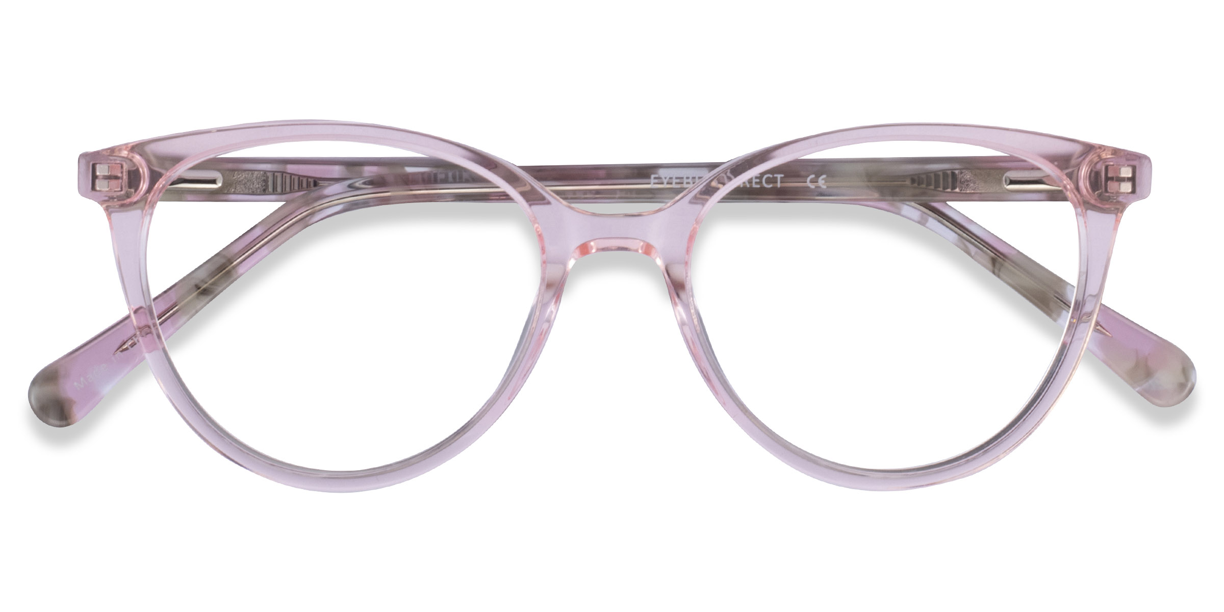 Clear Pink Floral Friend -  Acétate Lunettes de vue