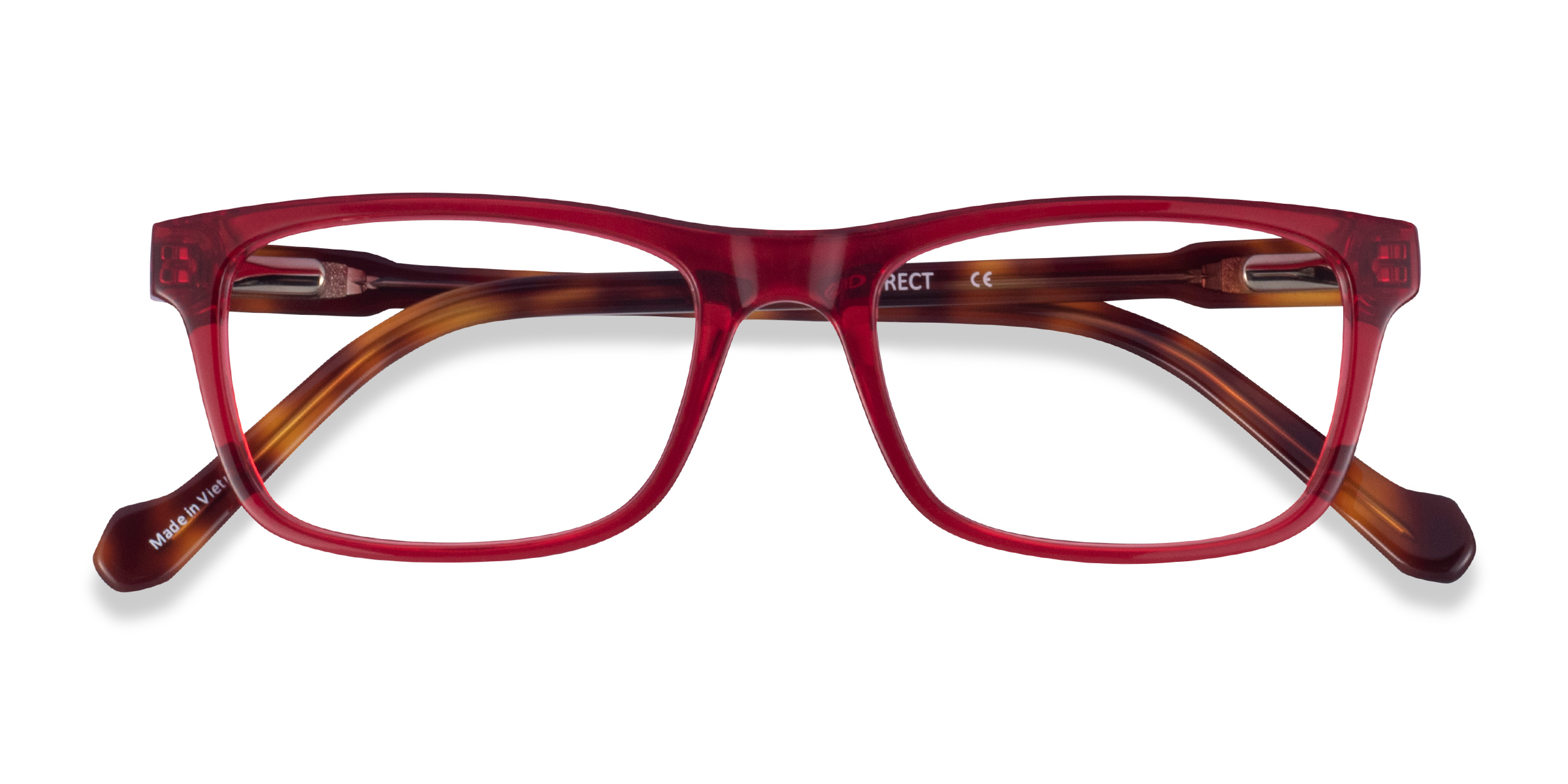 Red Tortoise Scuba -  Acétate Lunettes de vue