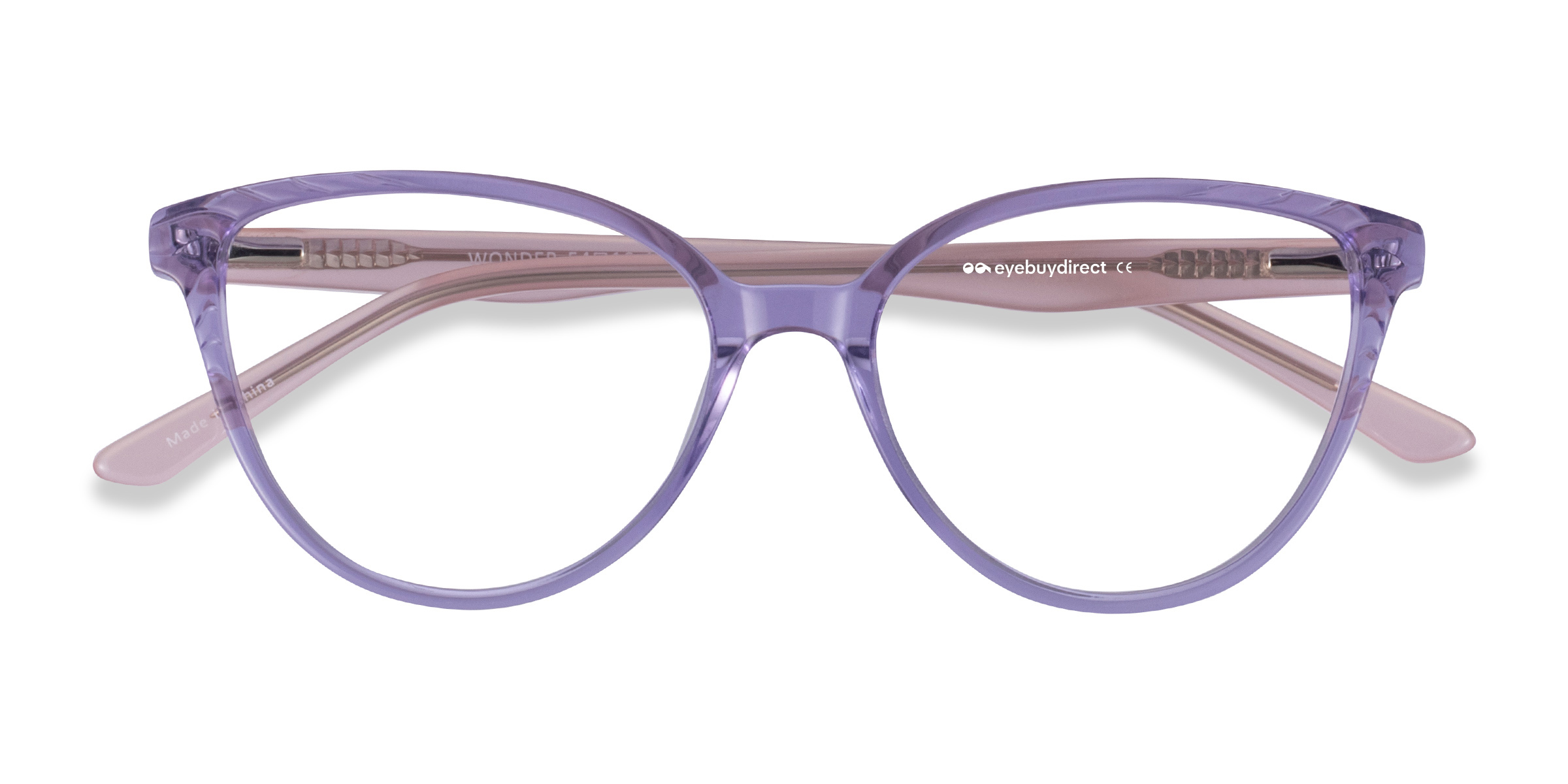 Clear Purple Pink Wonder -  Acétate Lunettes de vue