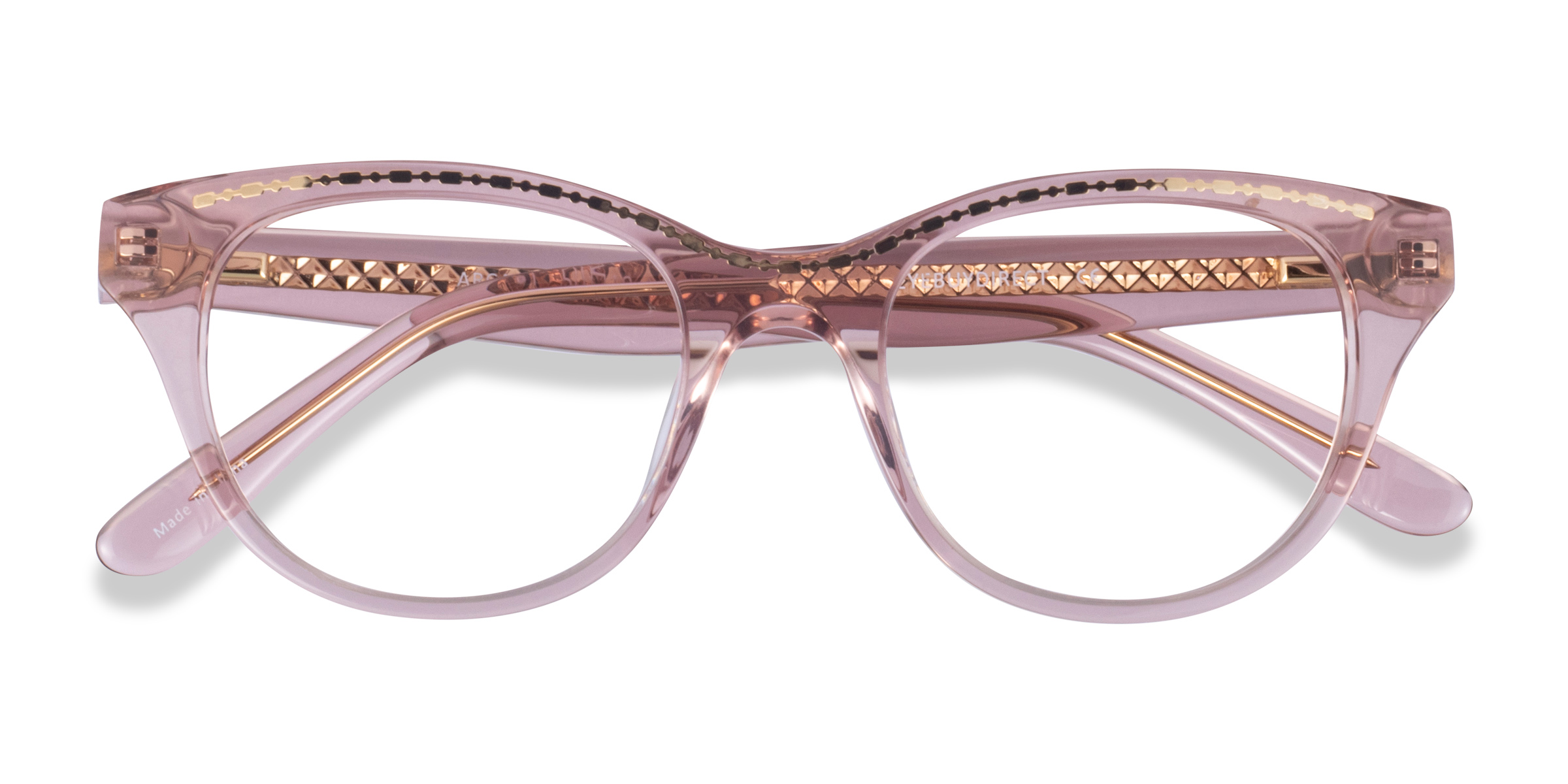 Clear Pink Gold Arcady -  Acétate Lunettes de vue
