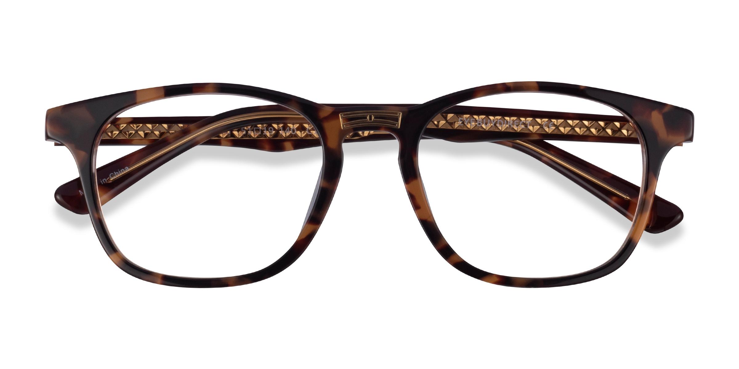 Tortoise Gold Casting -  Acétate Lunettes de vue