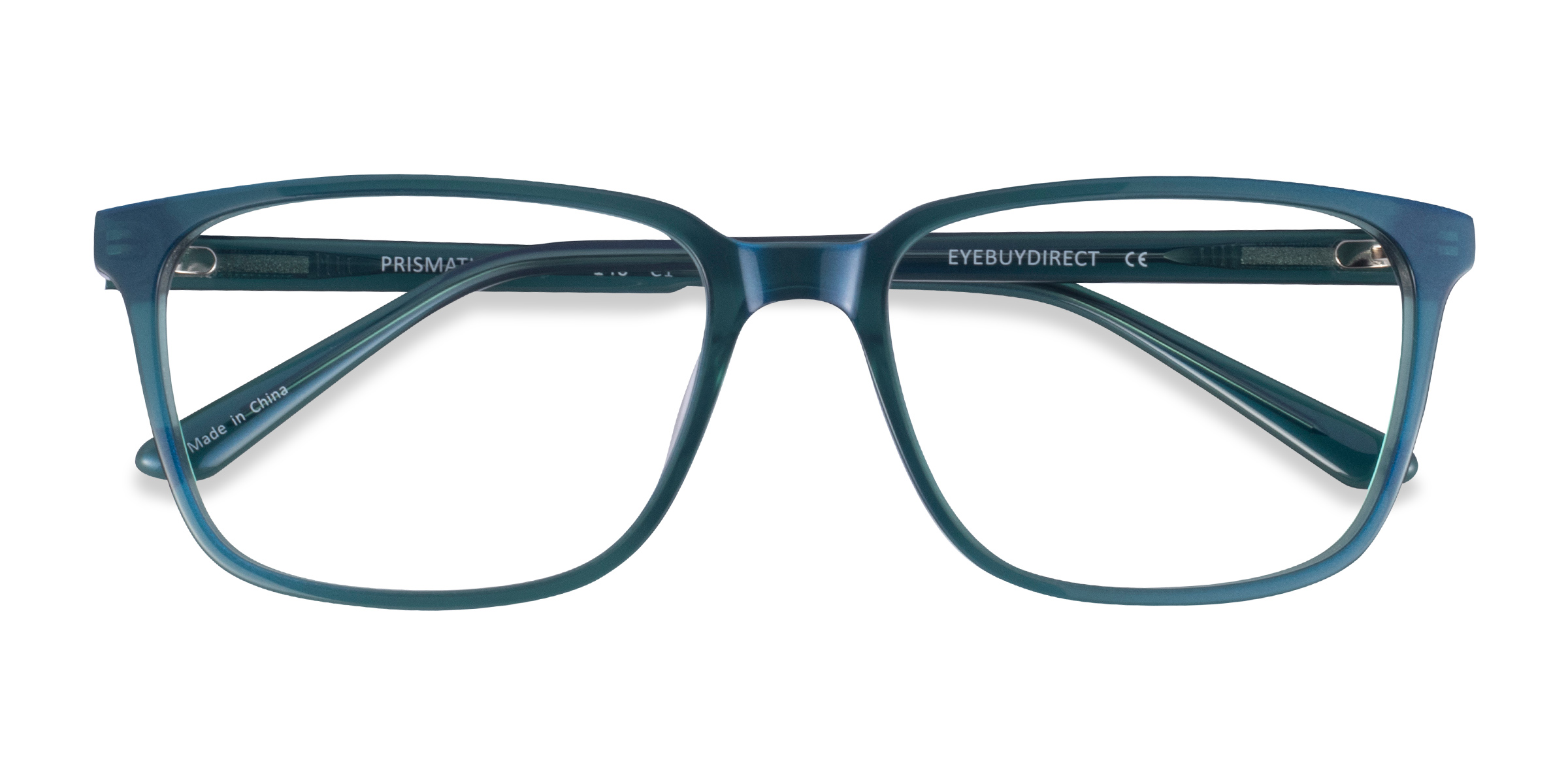 Iridescent Green Prismatic -  Acétate Lunettes de vue