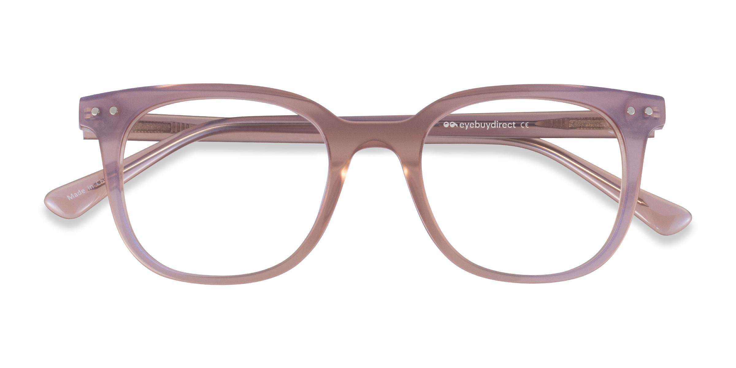 Iridescent Purple Kaleidoscope -  Acetate Eyeglasses