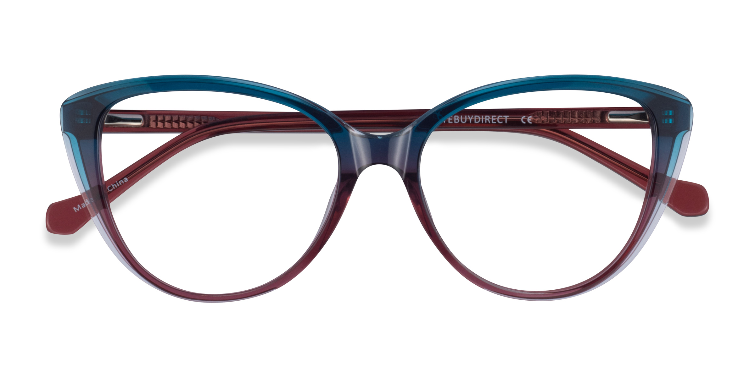 Blue Burgundy Destin -  Acetate Eyeglasses