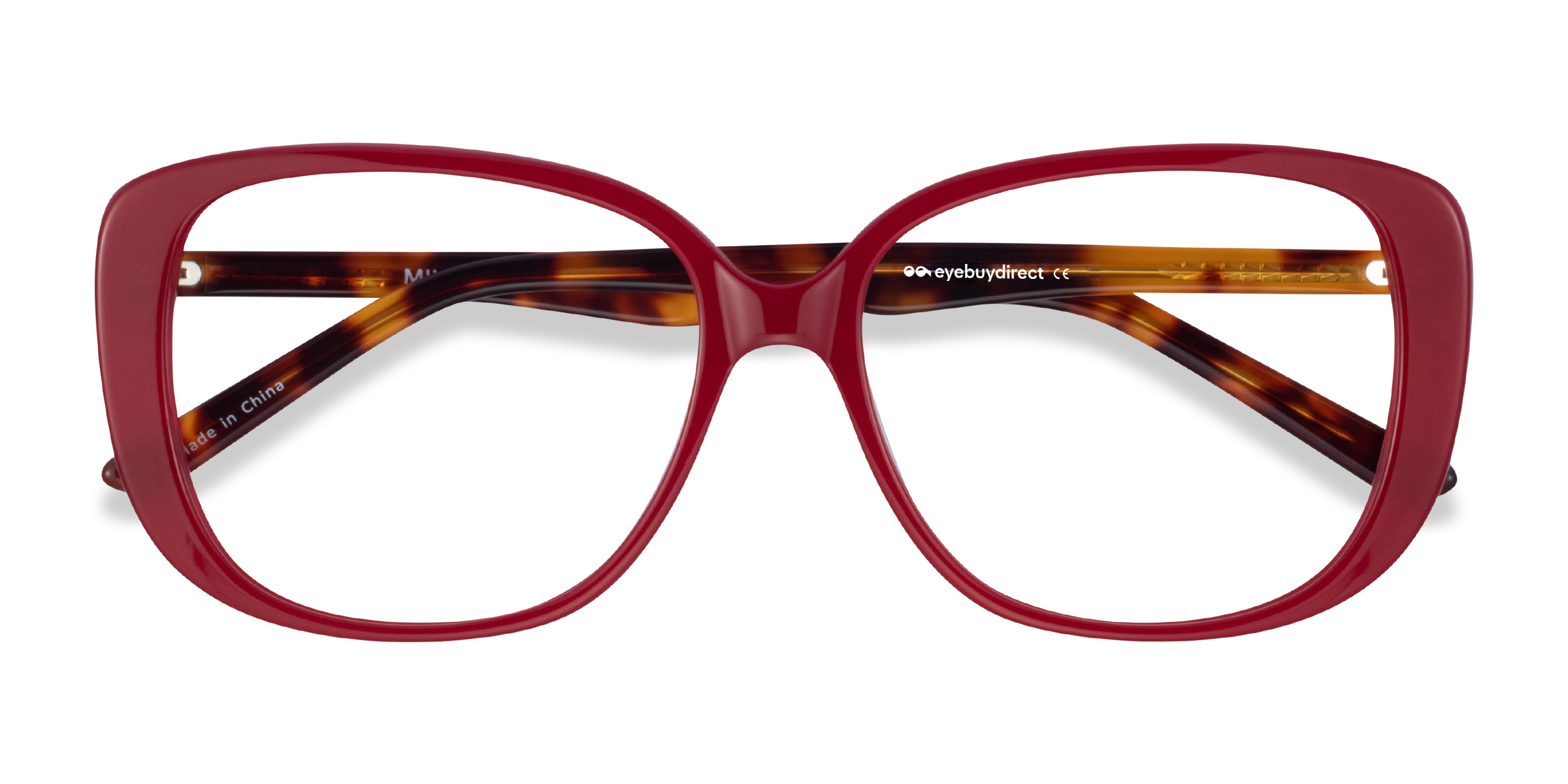 Burgundy Tortoise Mileva -  Acétate Lunettes de vue