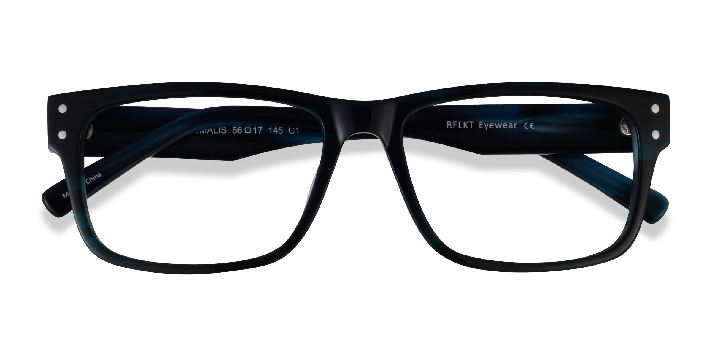 Green Striped Brumalis -  Acetate Eyeglasses