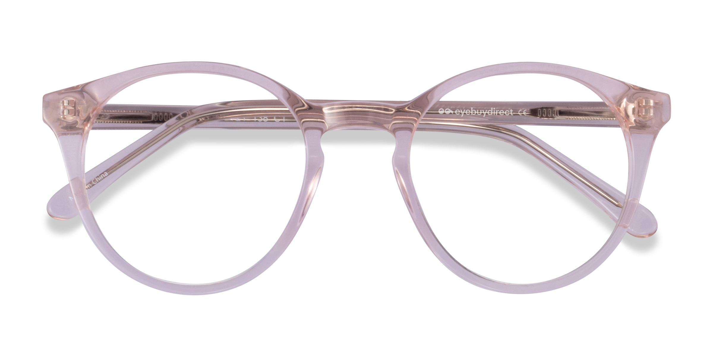 Clear Pink Latta -  Acetate Eyeglasses