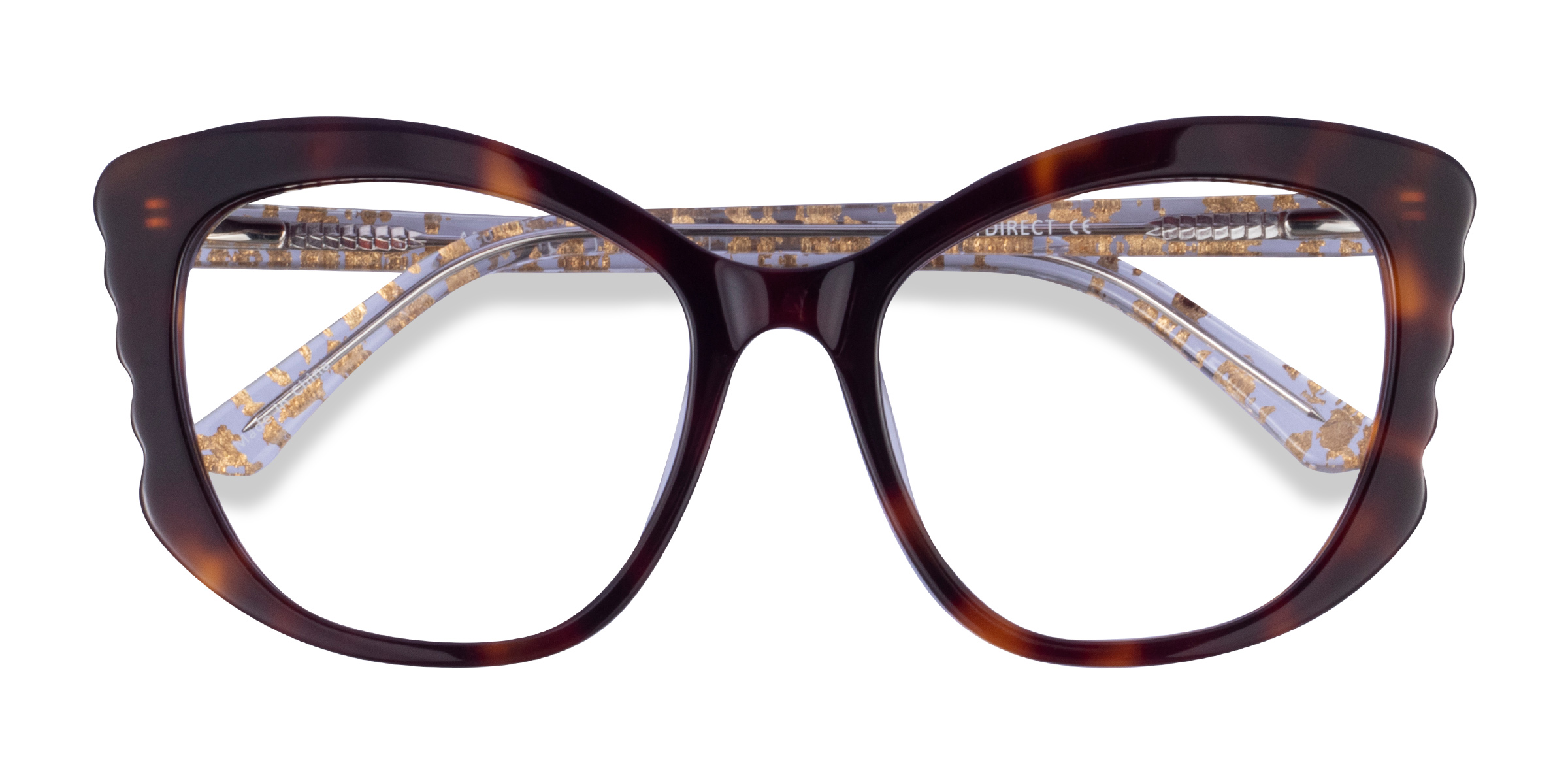 Tortoise Clear Gold Aesthete -  Acétate Lunettes de vue