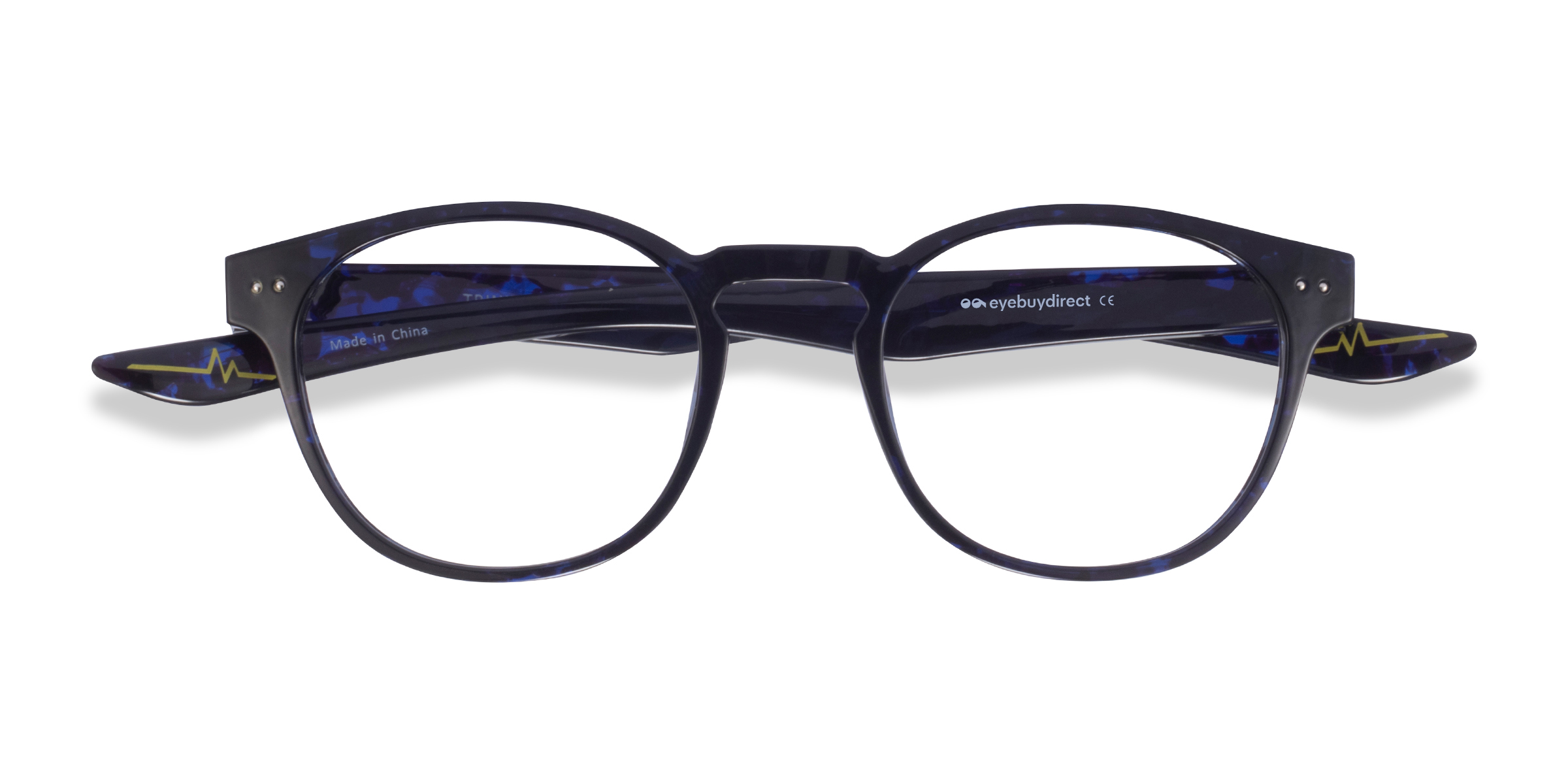 Blue Tortoise Trinity -  Plastique Lunettes de vue