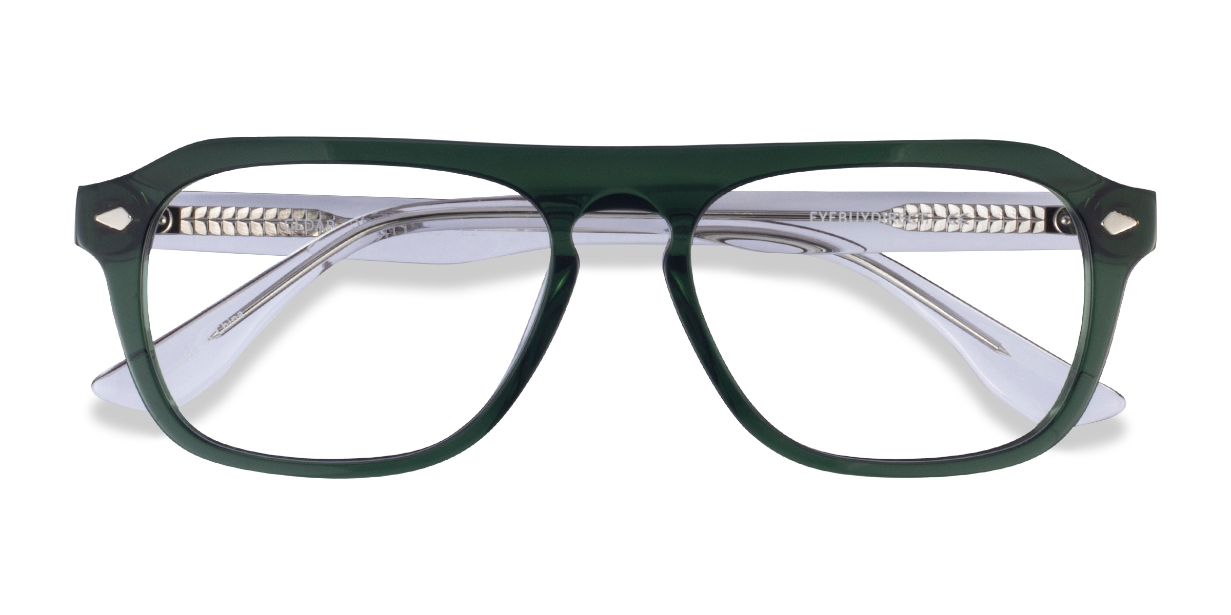 Clear Green Cedar -  Acétate Lunettes de vue