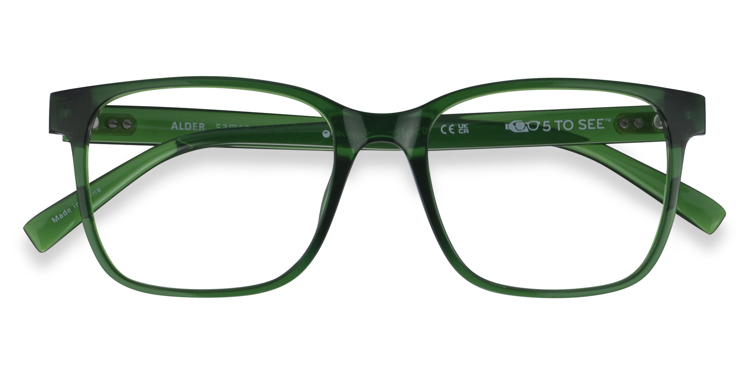 Clear Green Alder -  Plastique Lunettes de vue