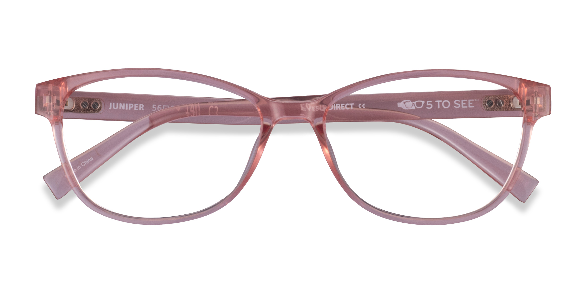 Clear Nude Juniper -  Plastique Lunettes de vue