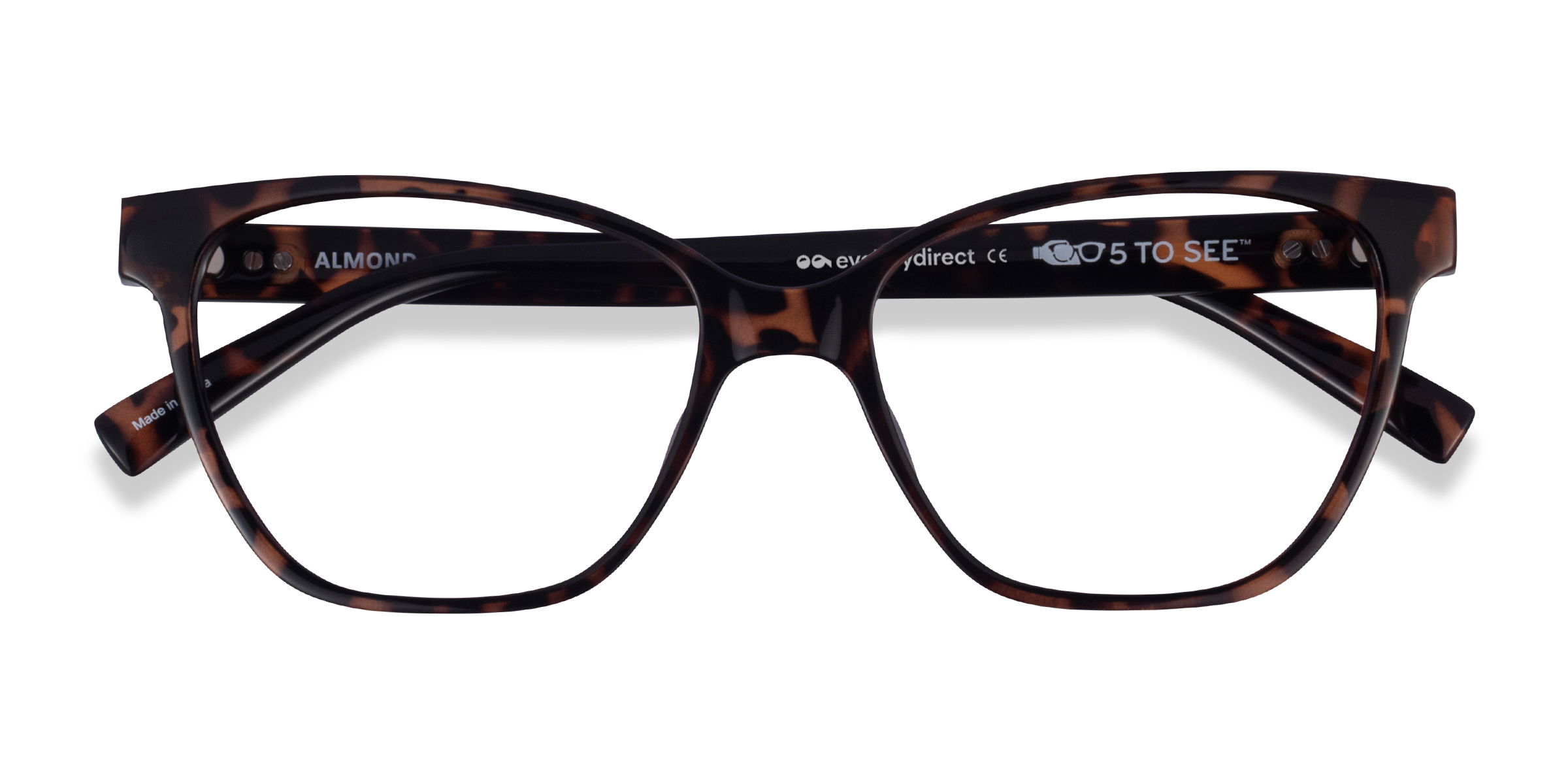 Écailles Almond -  Plastique Lunettes de vue