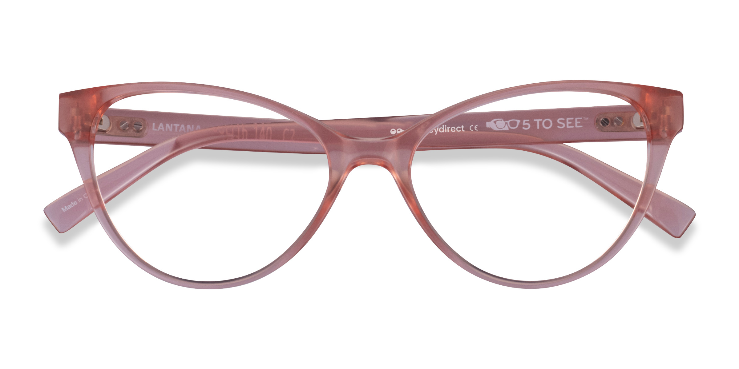 Clear Nude Lantana -  Plastique Lunettes de vue
