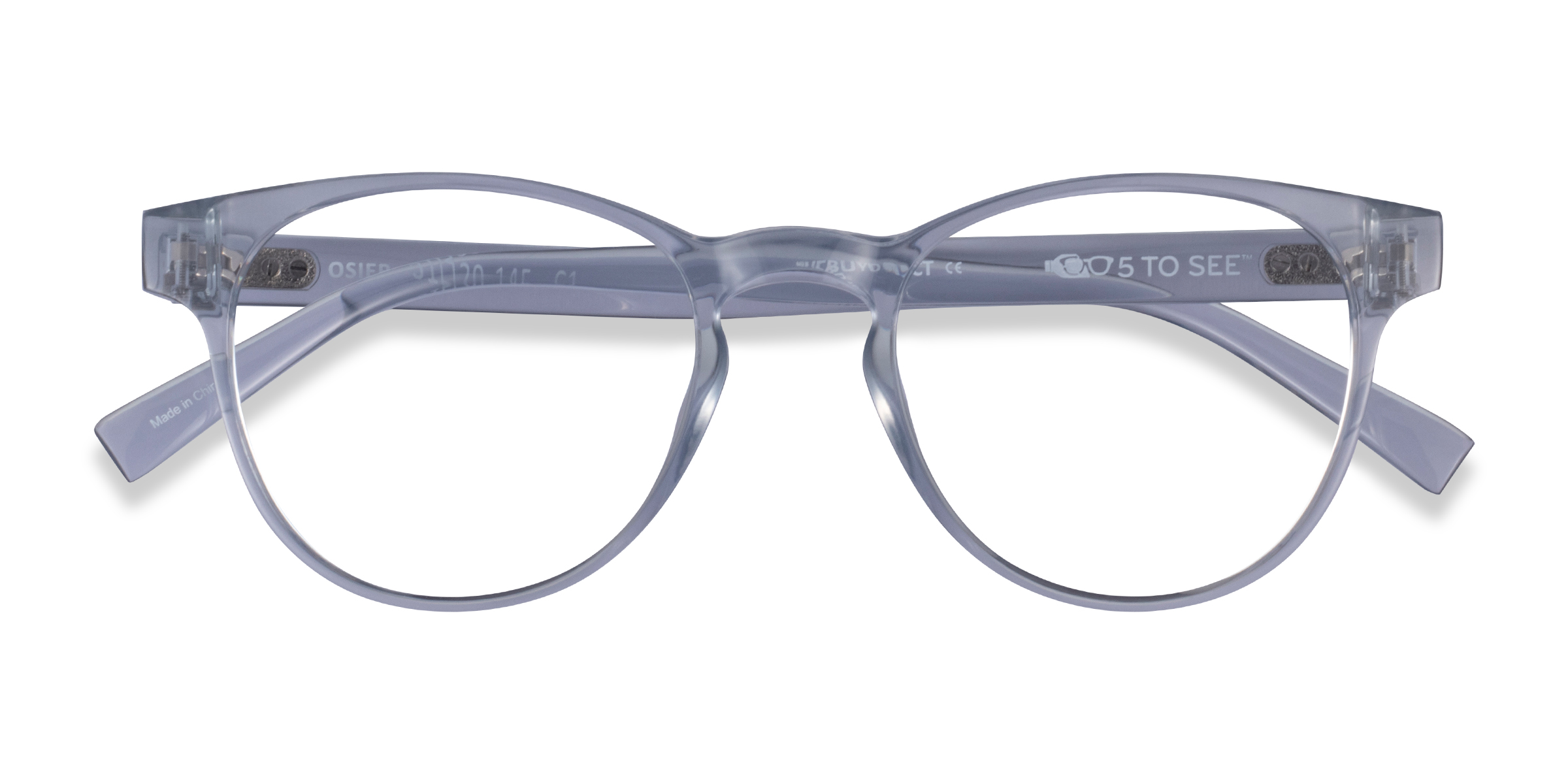 Transparent Osier -  Plastique Lunettes de vue