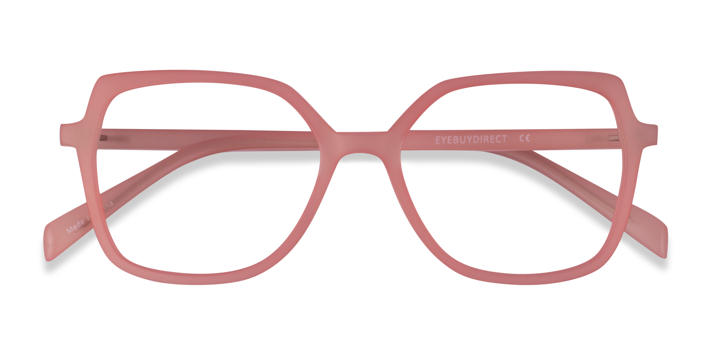 Matte Pink Lunette -  Plastique Lunettes de vue