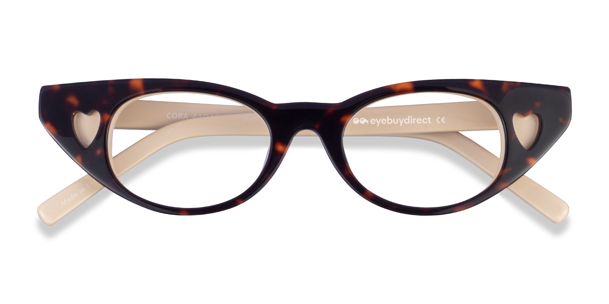 Tortoise Beige Cora -  Acétate Lunettes de vue