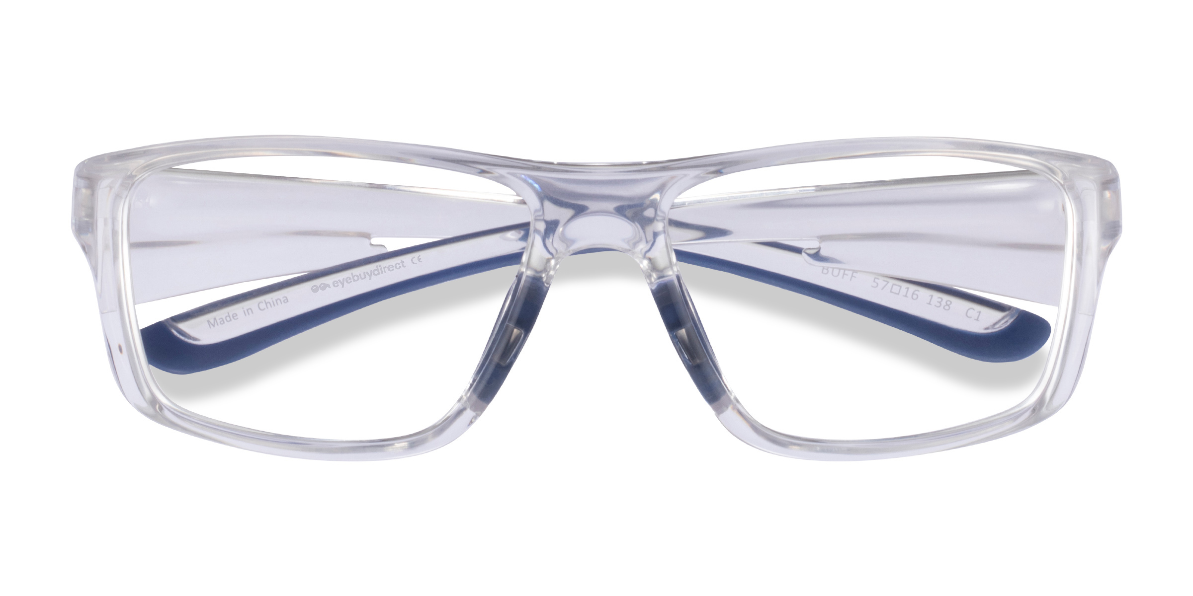 Clear Blue Buff -  Plastique Lunettes de vue