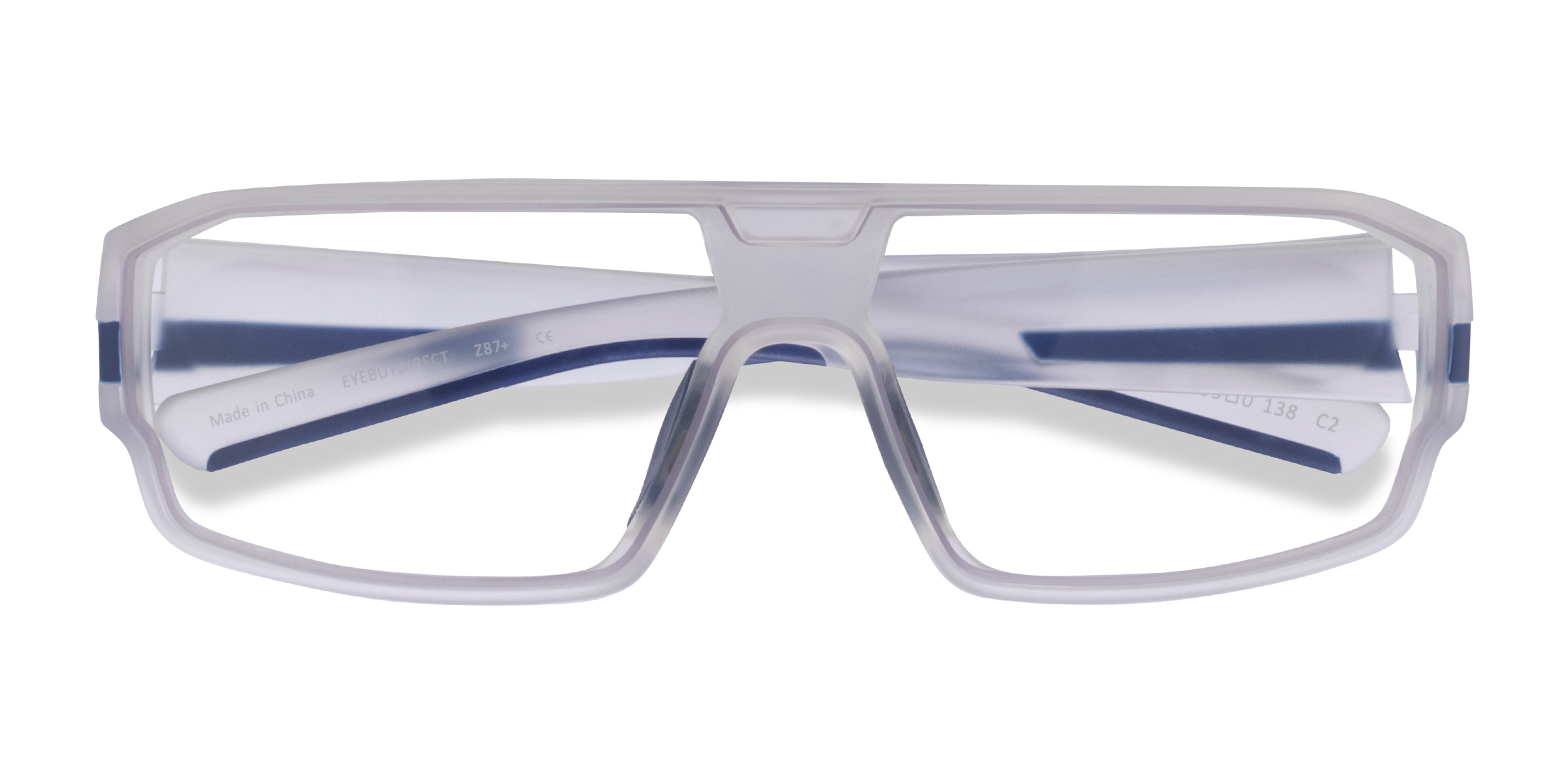 Clear Navy Dust -  Plastique Lunettes de vue