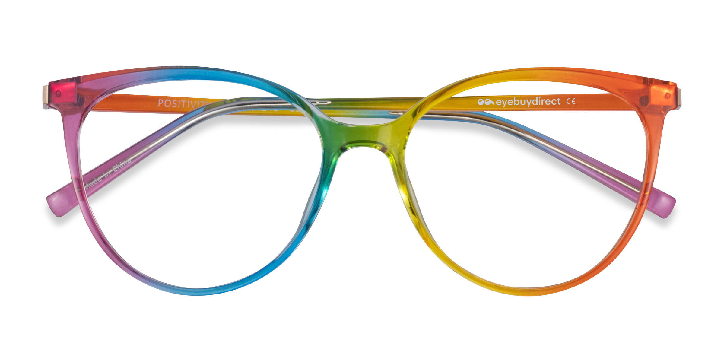 Arc-en-ciel Positivity - Plastique Lunettes de vue