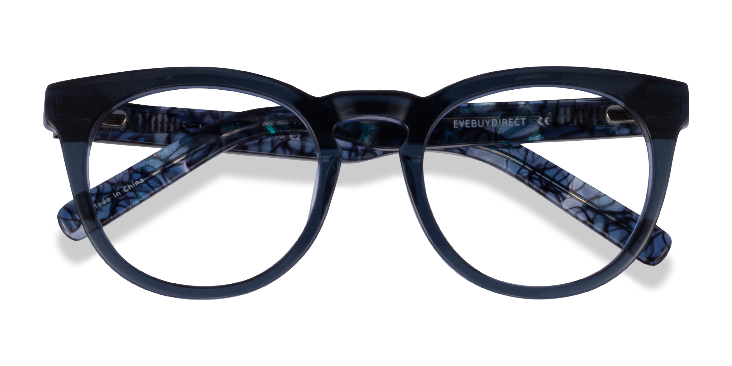 Cear Blue Floral Lush -  Acétate Lunettes de vue