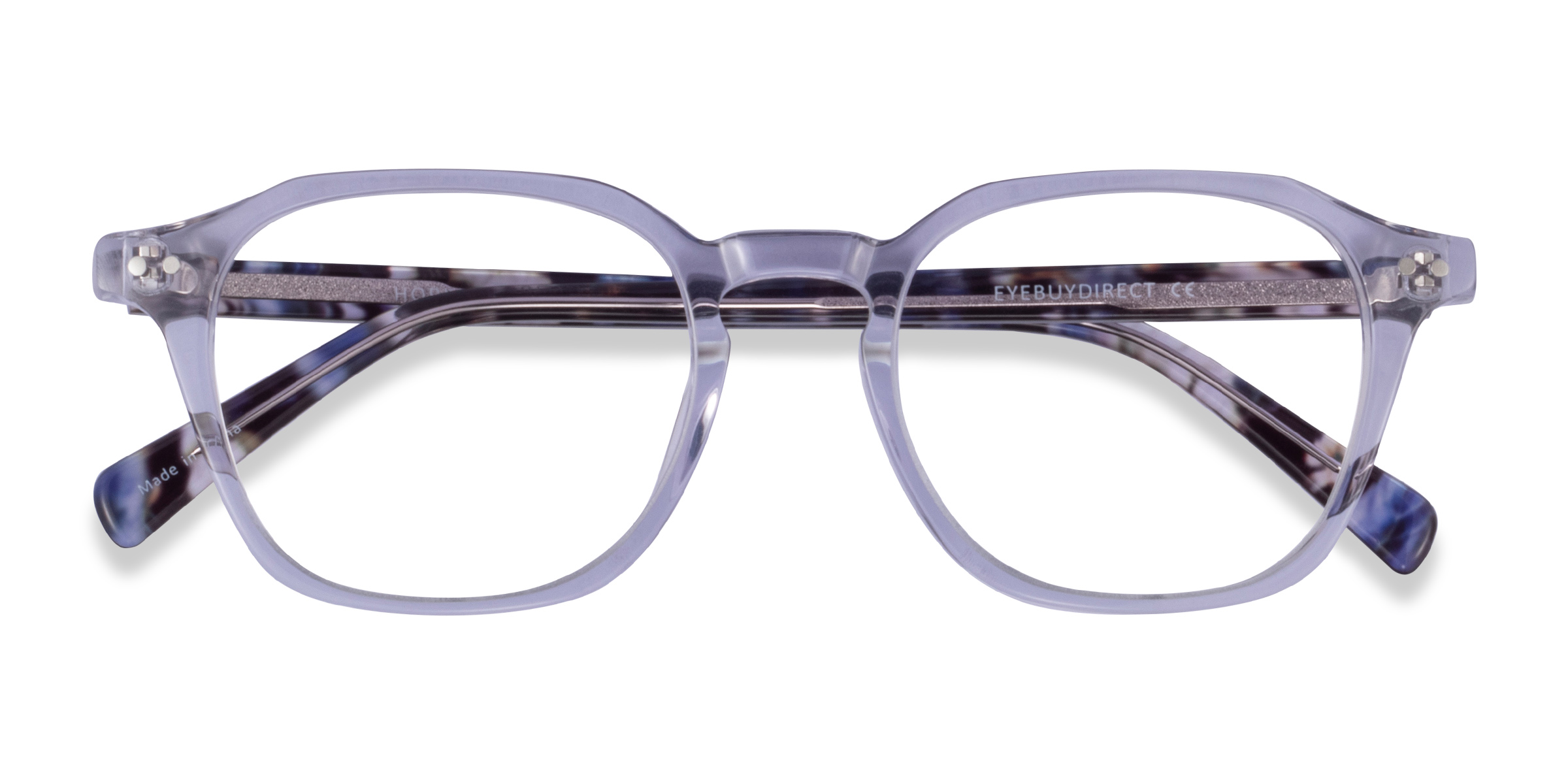 Clear Purple Floral Hopkins -  Acétate Lunettes de vue