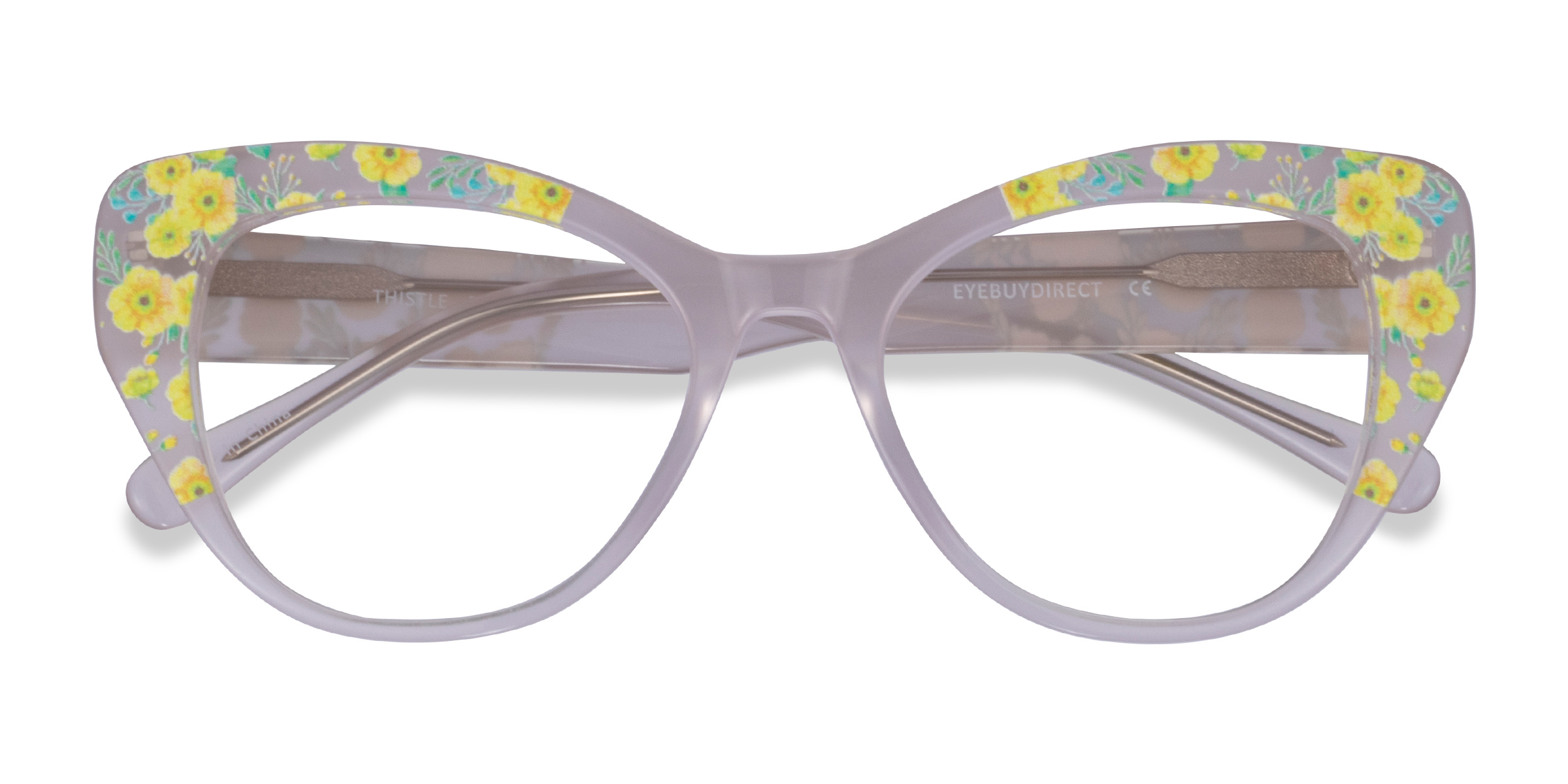 Clear Floral Thistle -  Acétate Lunettes de vue