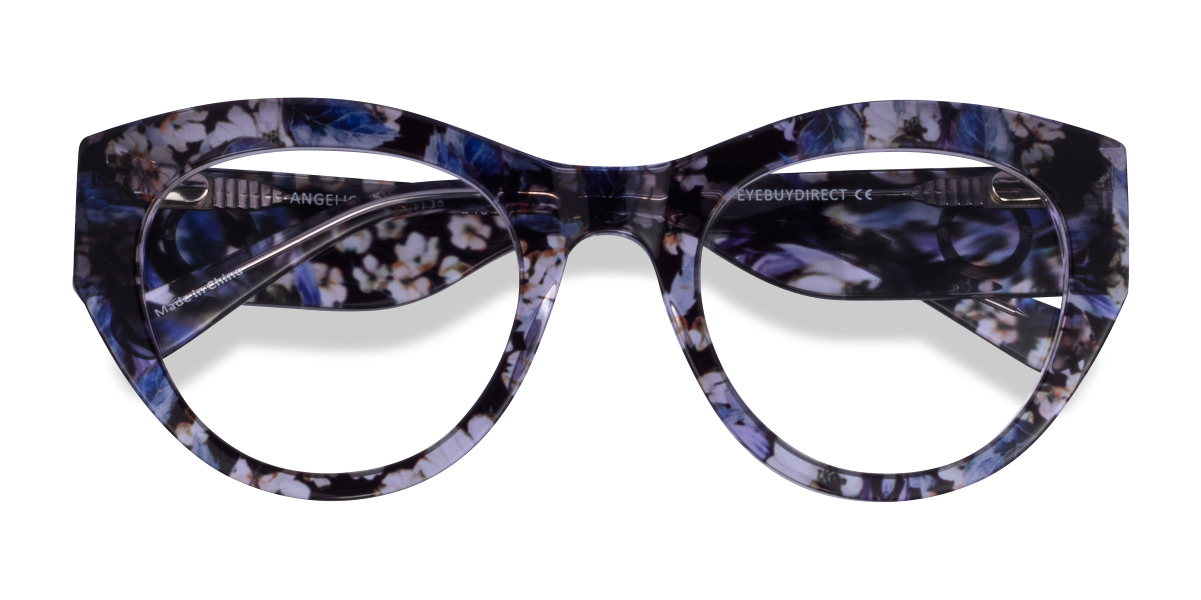 Purple Floral Angelica -  Acétate Lunettes de vue