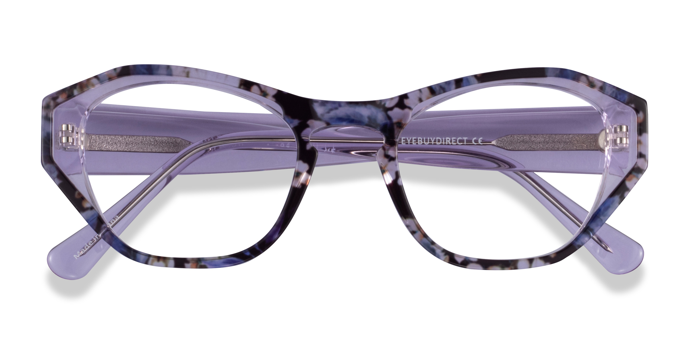 Purple Floral Daffodil -  Acétate Lunettes de vue