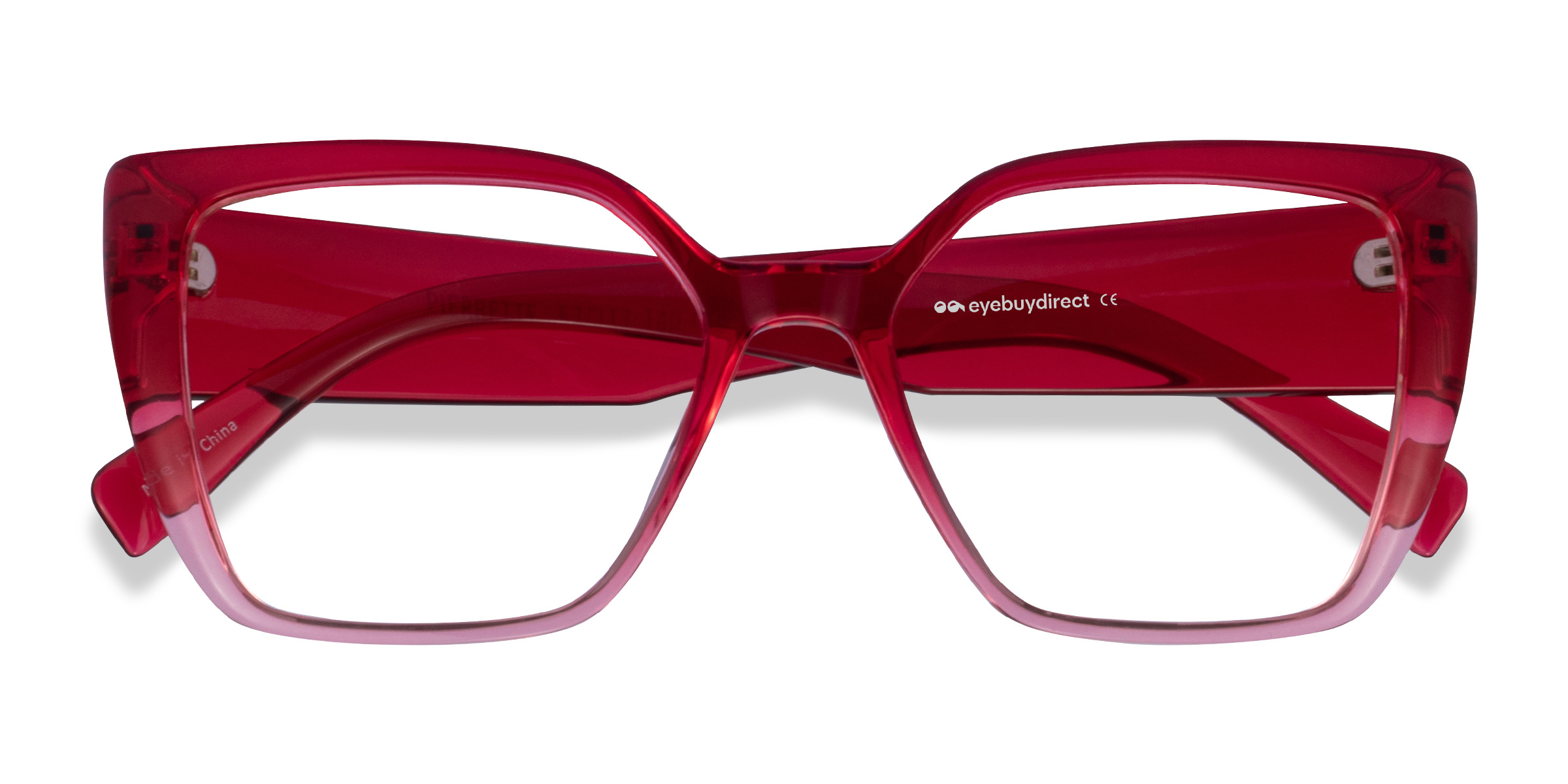 Clear Pink Pierrette -  Plastique Lunettes de vue