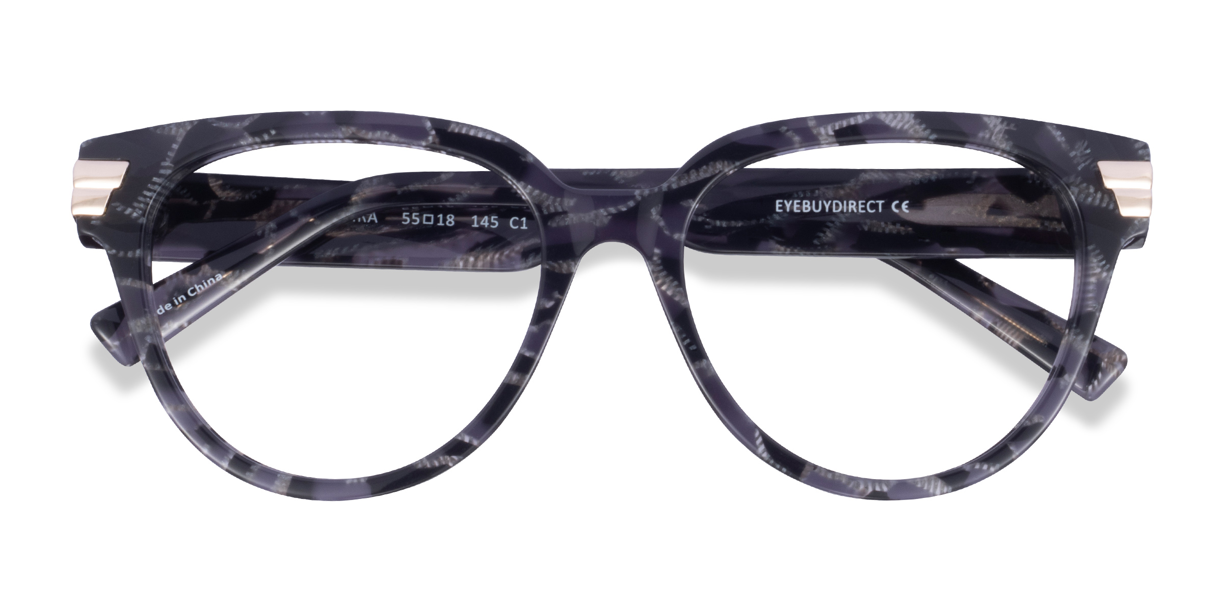 Gris Moira -  Acétate Lunettes de vue