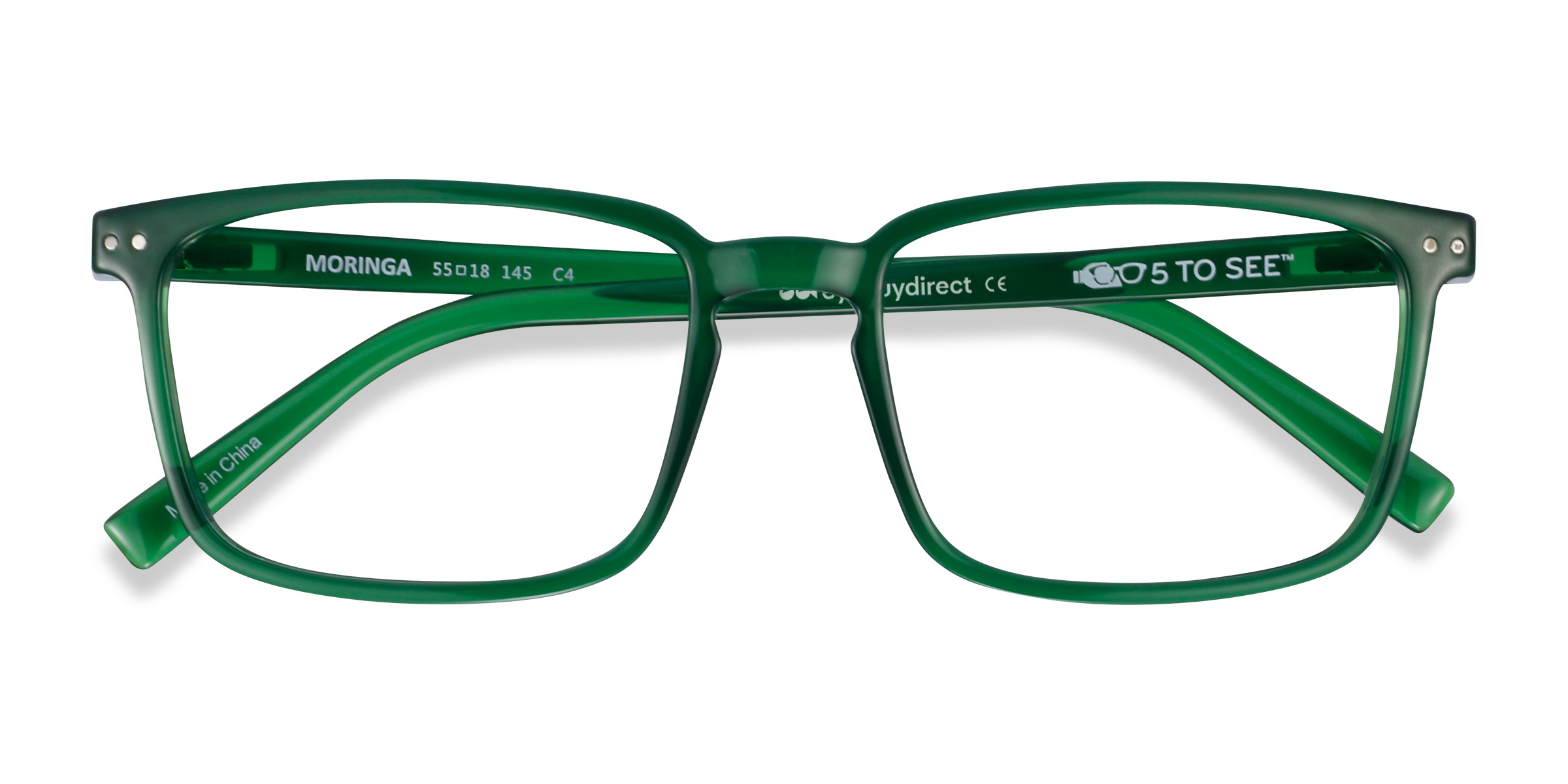 Vert Moringa -  Plastique Lunettes de vue