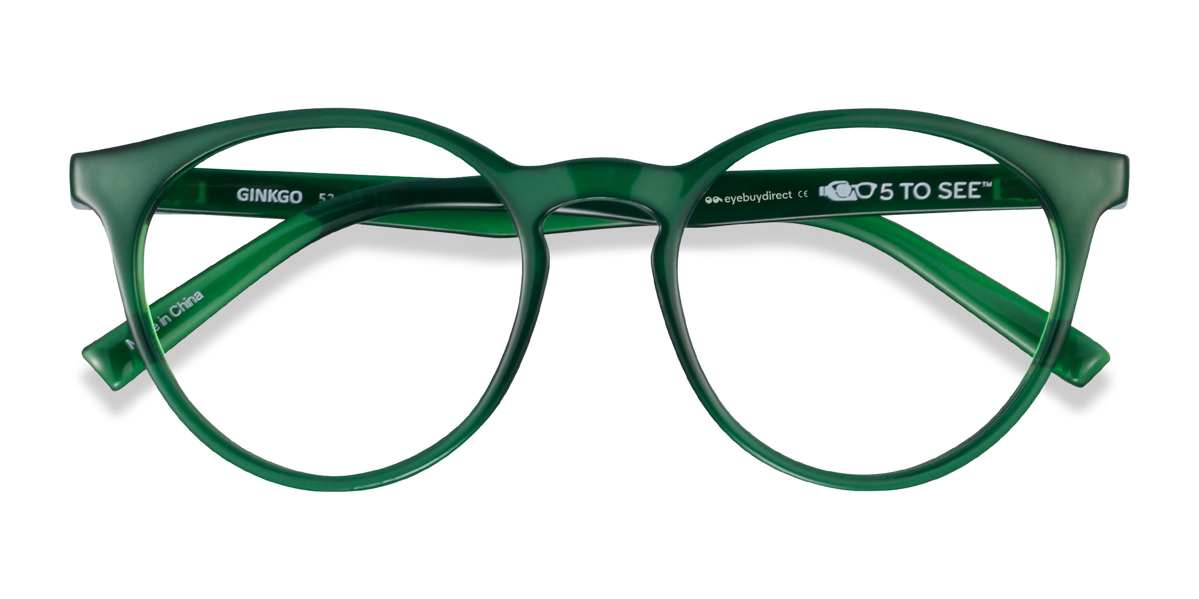 Vert Ginkgo -  Plastique Lunettes de vue