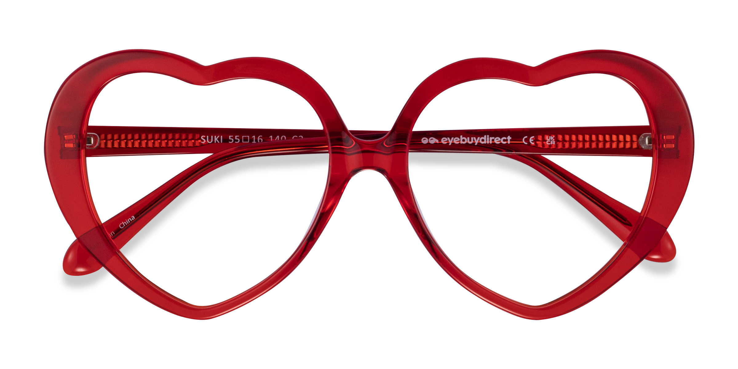 Crystal Red Suki -  Acétate Lunettes de vue